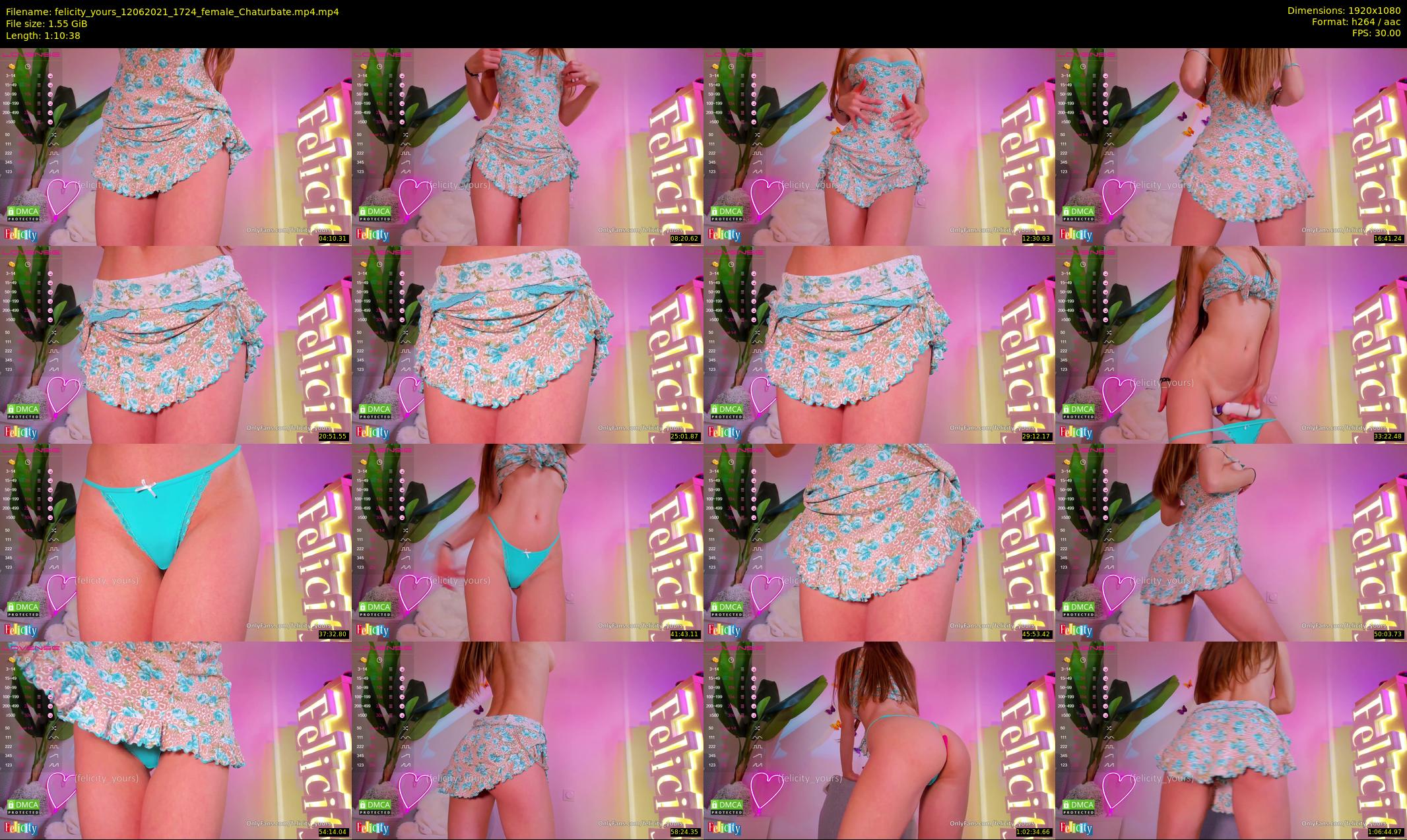 felicity_yours — 71 minute Chaturbate female cam show recording, 1080p, Jun 12, 2021