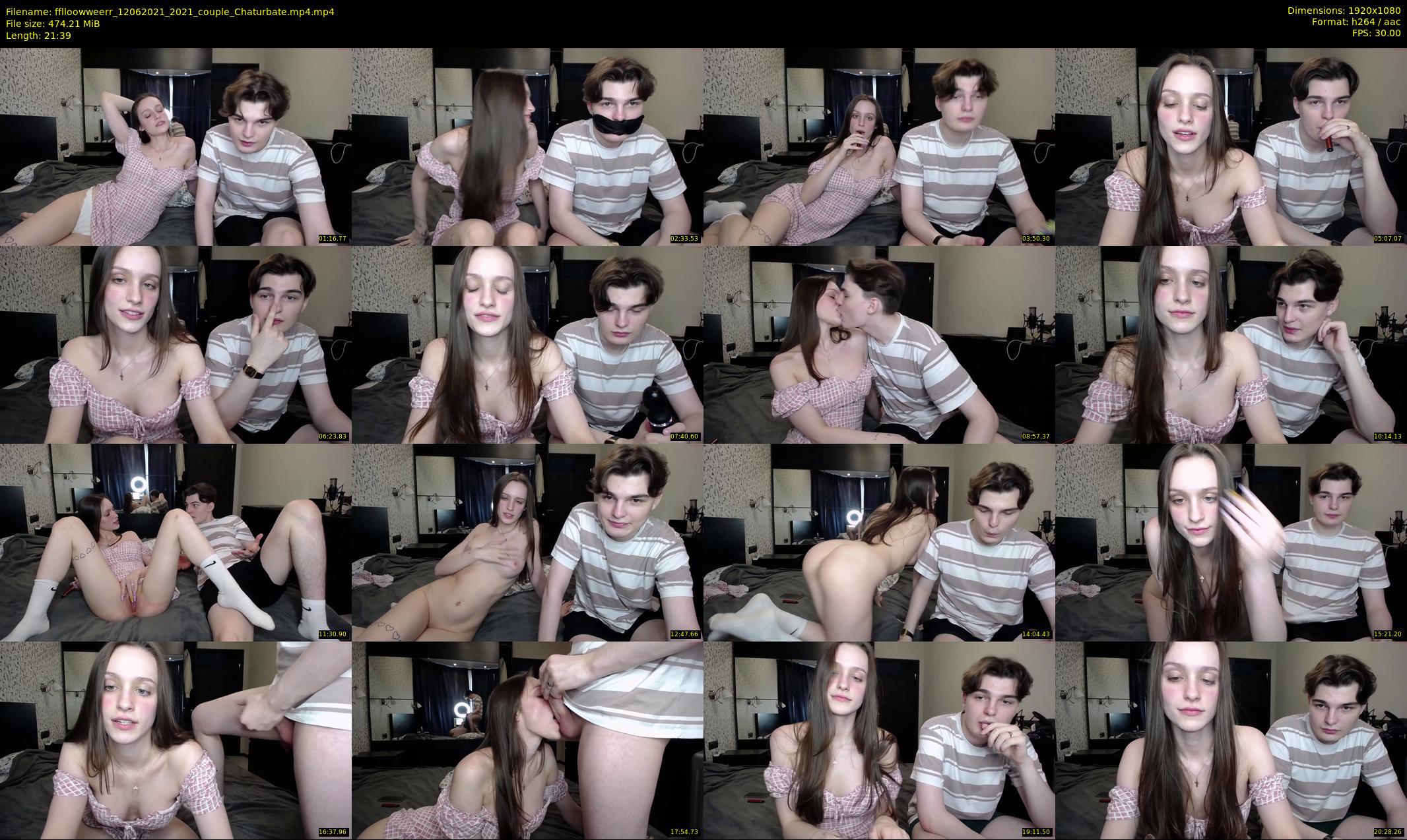 fflloowweerr — 22 minute Chaturbate couple cam show recording, 1080p, Jun 12, 2021