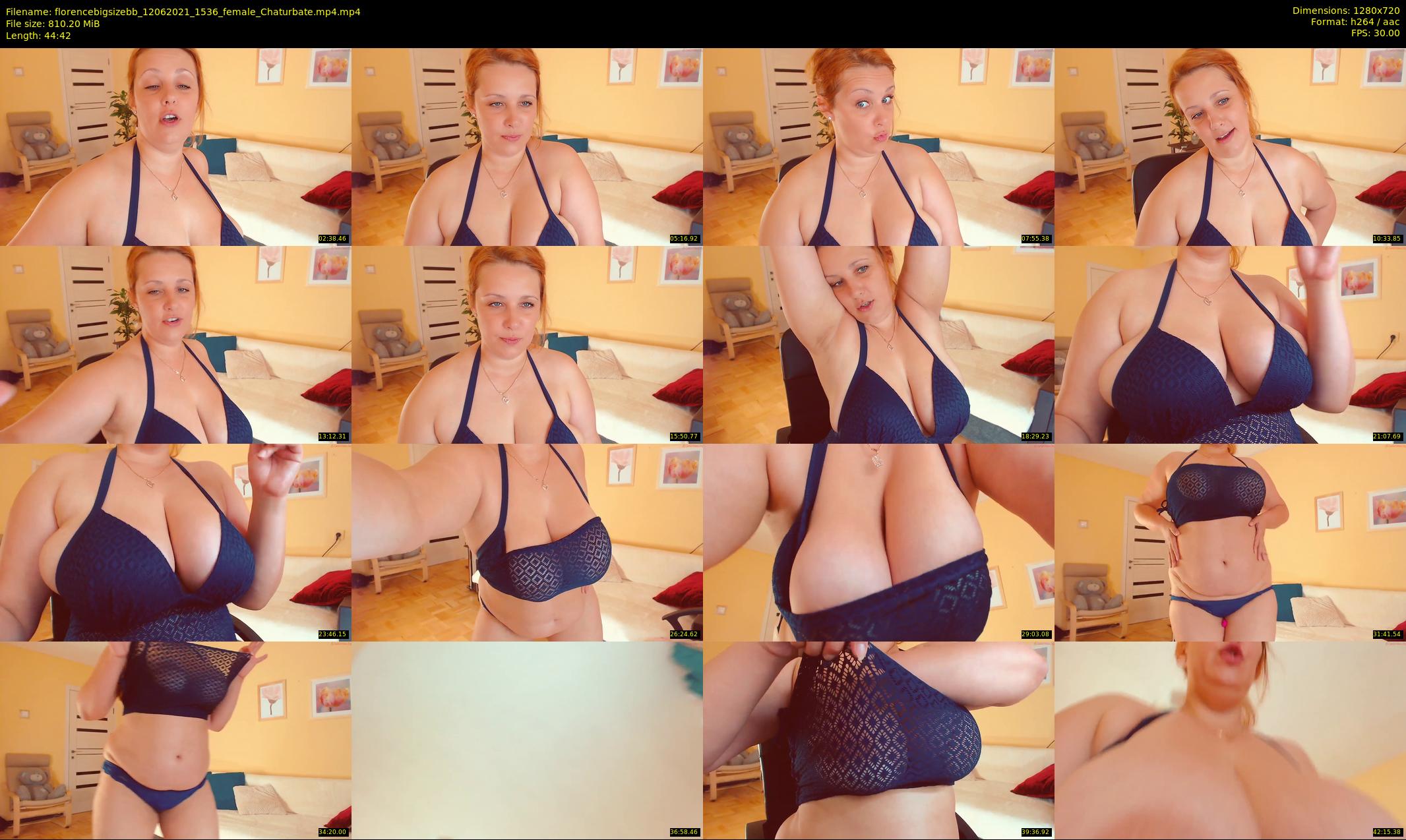 florencebigsizebb — 45 minute Chaturbate female cam show recording, 720p, Jun 12, 2021
