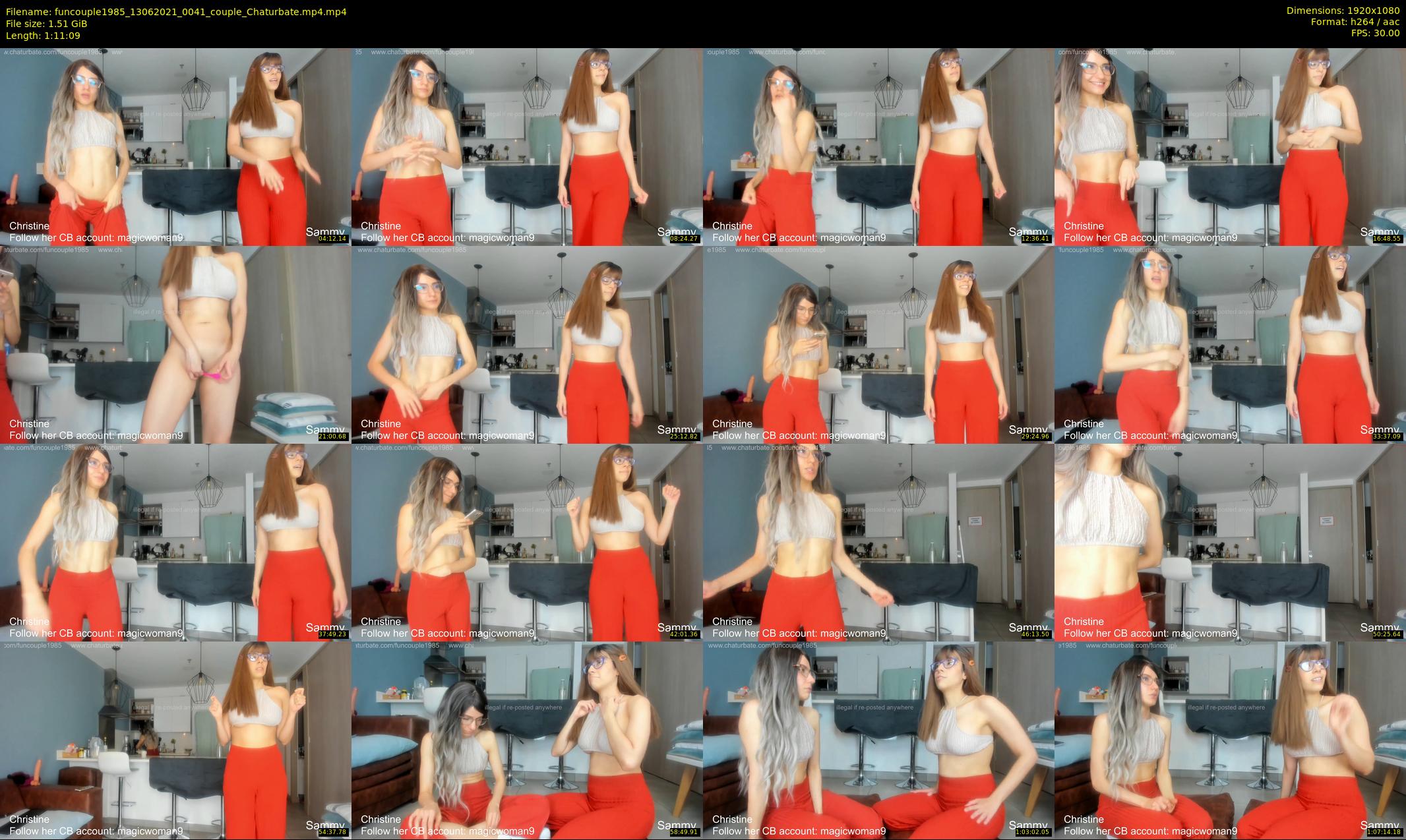 funcouple1985 — 72 minute Chaturbate couple cam show recording, 1080p, Jun 13, 2021