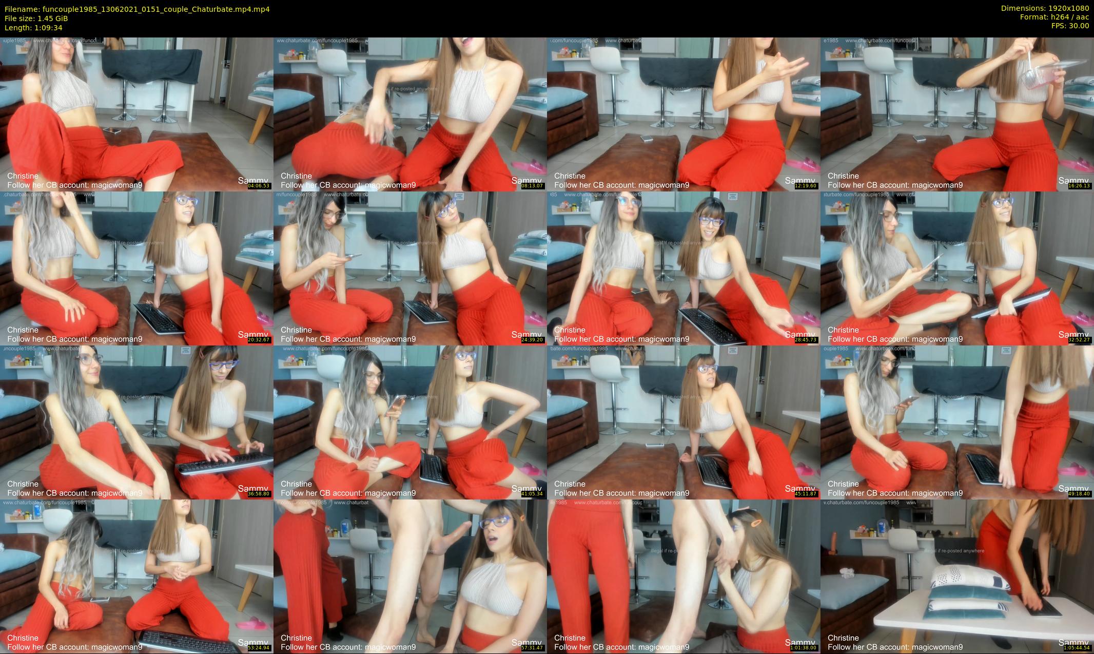 funcouple1985 — 70 minute Chaturbate couple cam show recording, 1080p, Jun 13, 2021