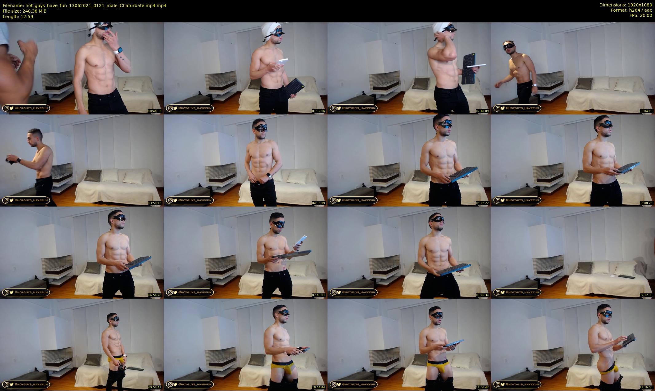 hot_guys_have_fun — 13 minute Chaturbate male cam show recording, 1080p, Jun 13, 2021