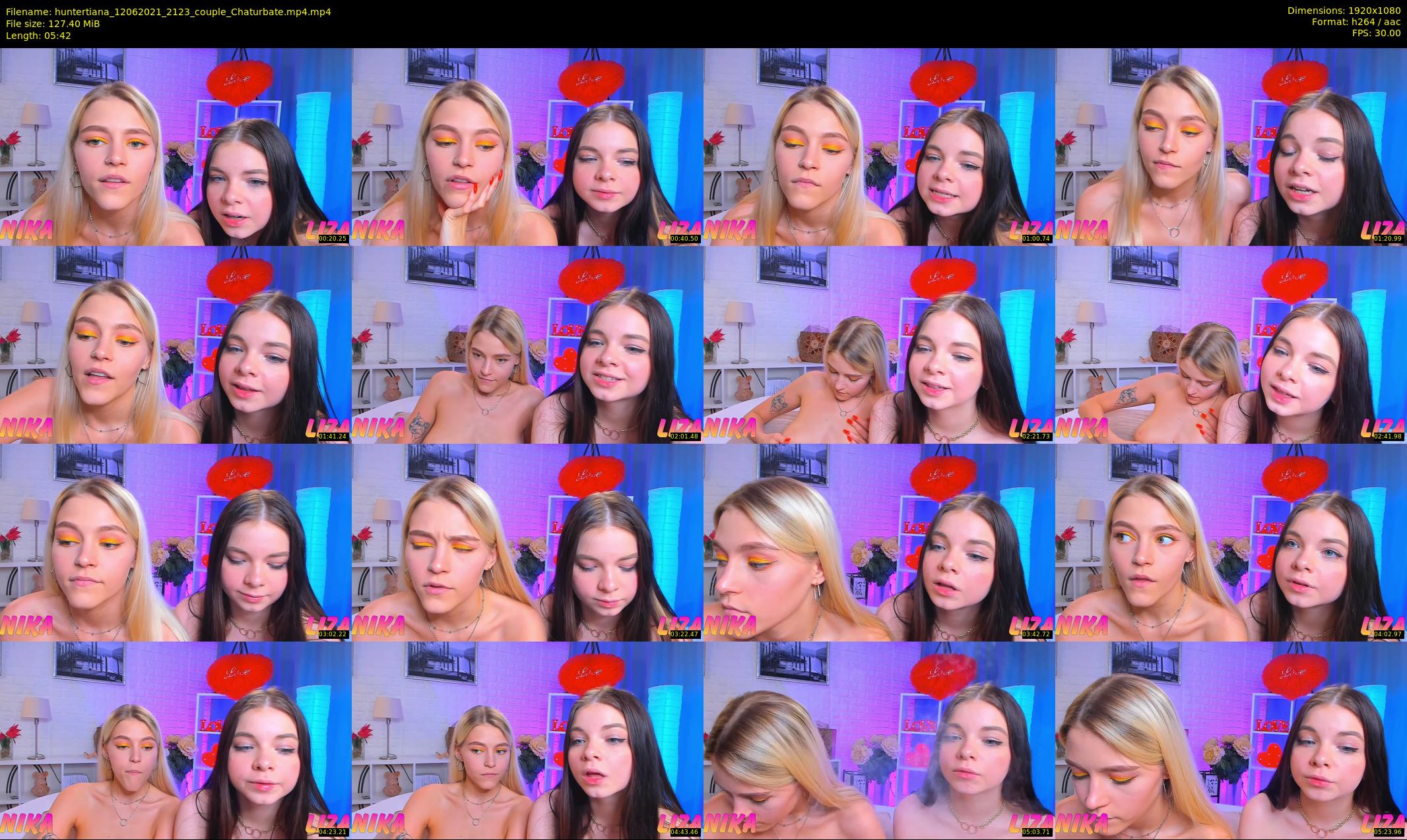 huntertiana — 6 minute Chaturbate female cam show recording, 1080p, Jun 12, 2021