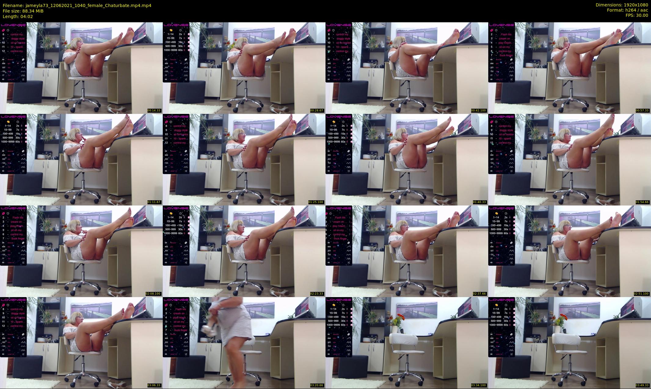 jameyla73 — 5 minute Chaturbate female cam show recording, 1080p, Jun 12, 2021