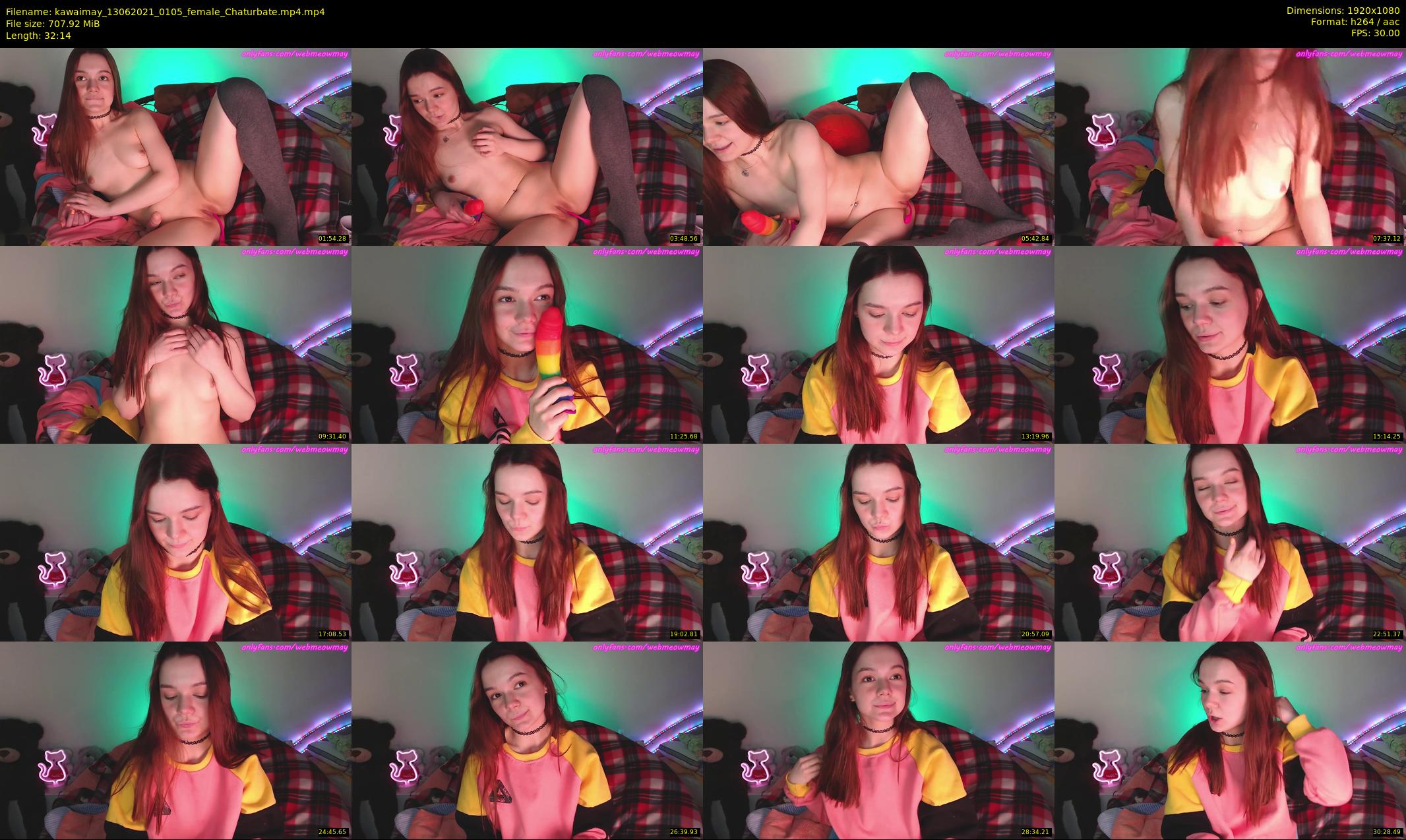 kawaimay — 33 minute Chaturbate female cam show recording, 1080p, Jun 13, 2021