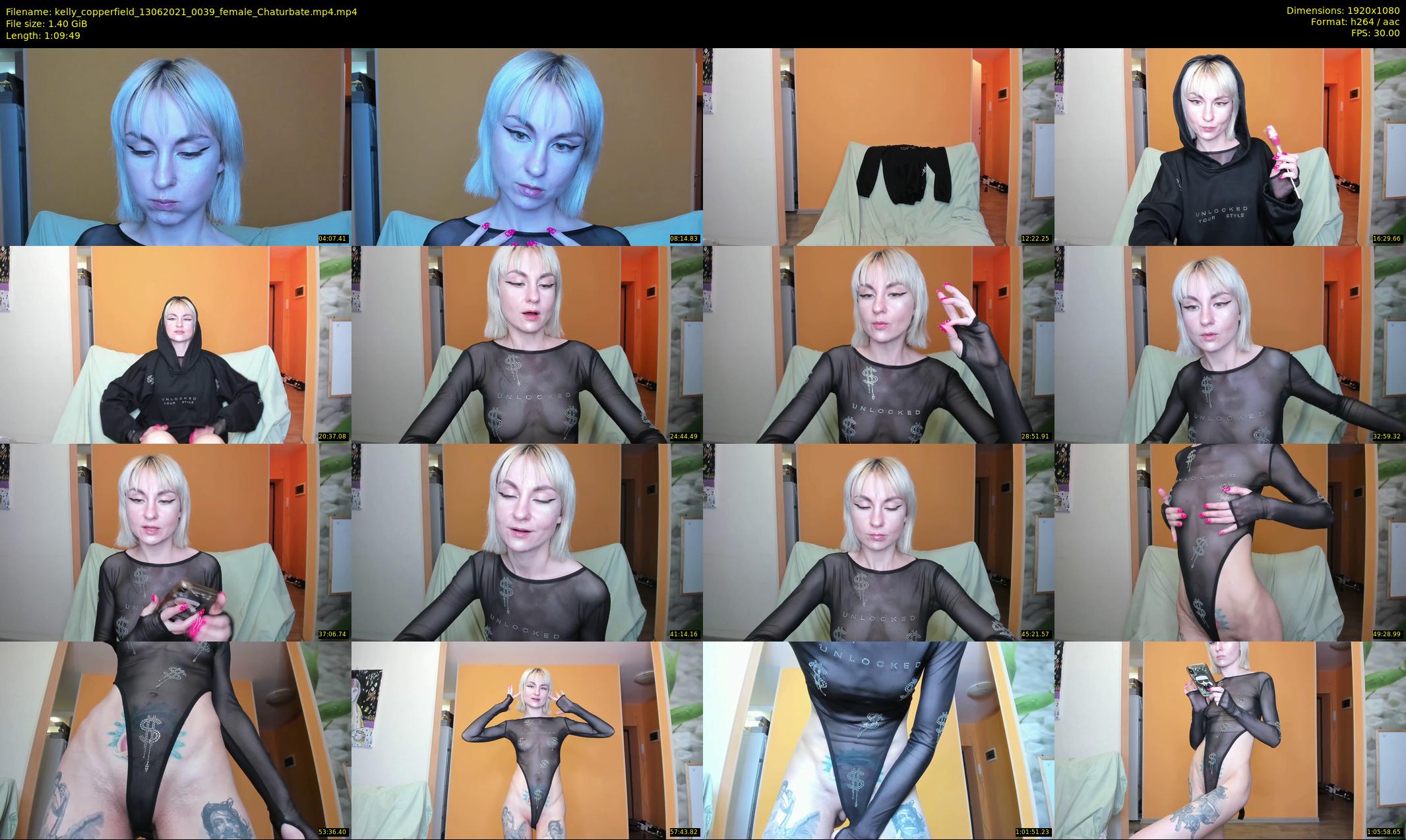 kelly_copperfield — 70 minute Chaturbate female cam show recording, 1080p, Jun 13, 2021