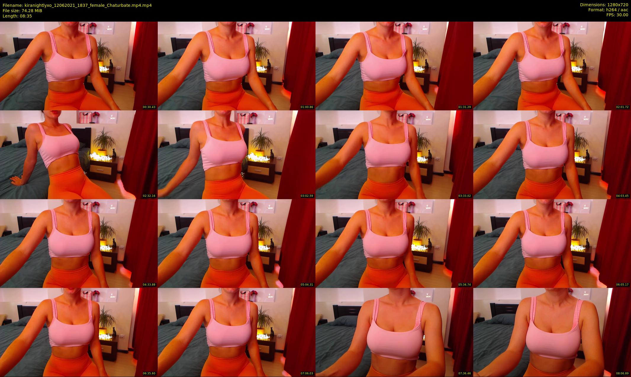 kiranightlyxo — 9 minute Chaturbate female cam show recording, 720p, Jun 12, 2021