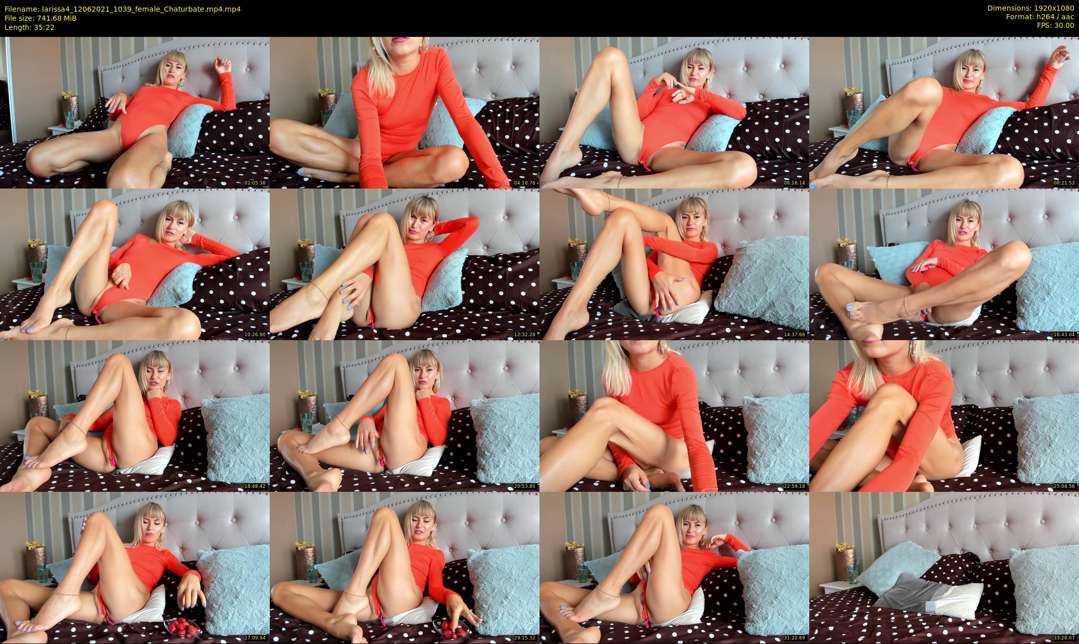 larissa4 — 36 minute Chaturbate female cam show recording, 1080p, Jun 12, 2021