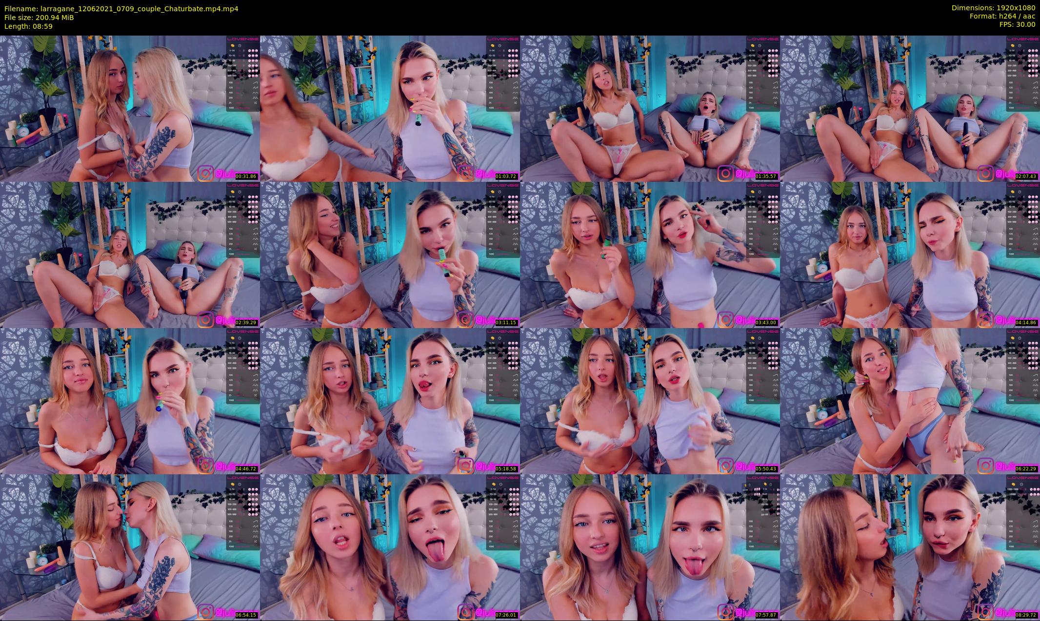 larragane — 9 minute Chaturbate couple cam show recording, 1080p, Jun 12, 2021