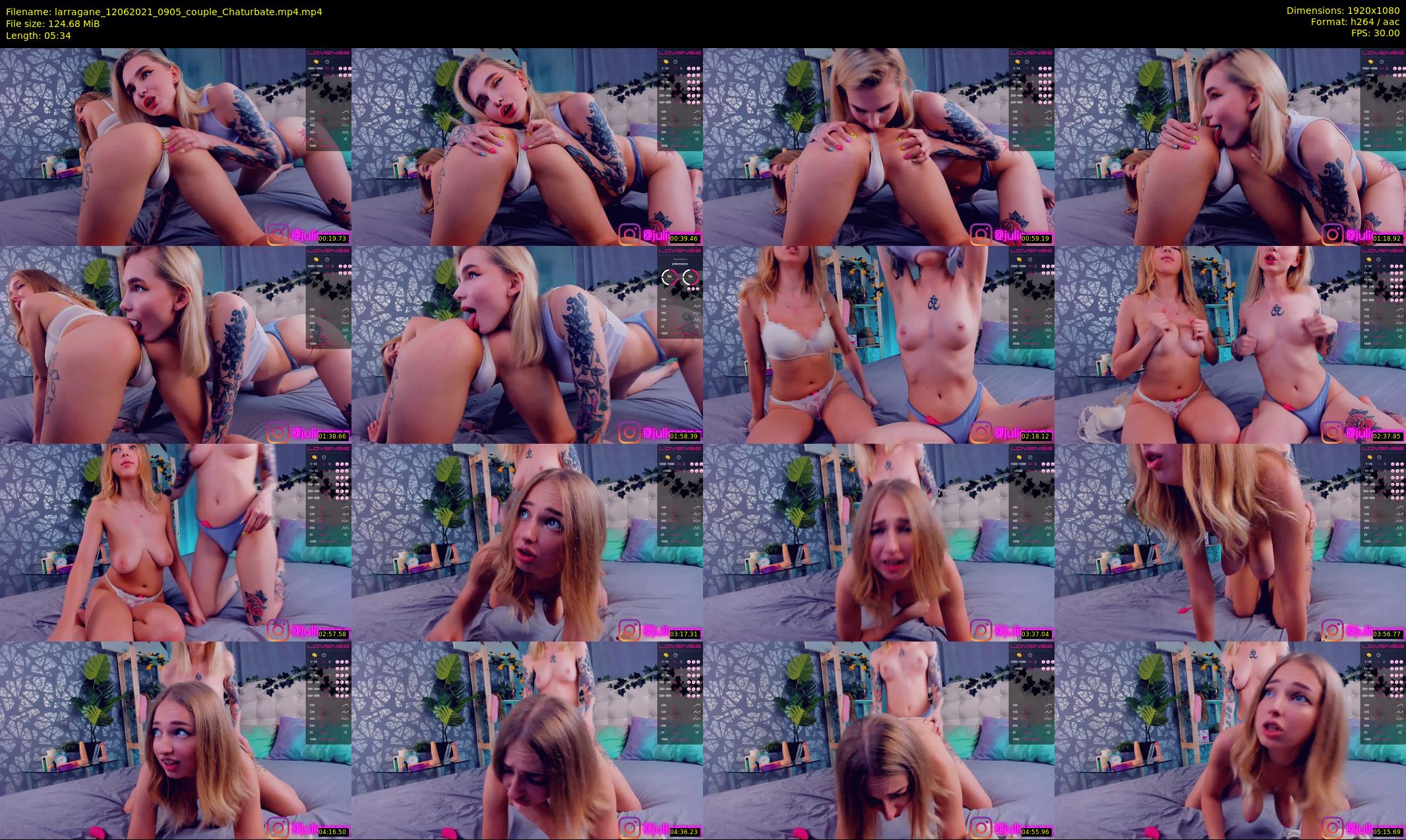 larragane — 6 minute Chaturbate couple cam show recording, 1080p, Jun 12, 2021