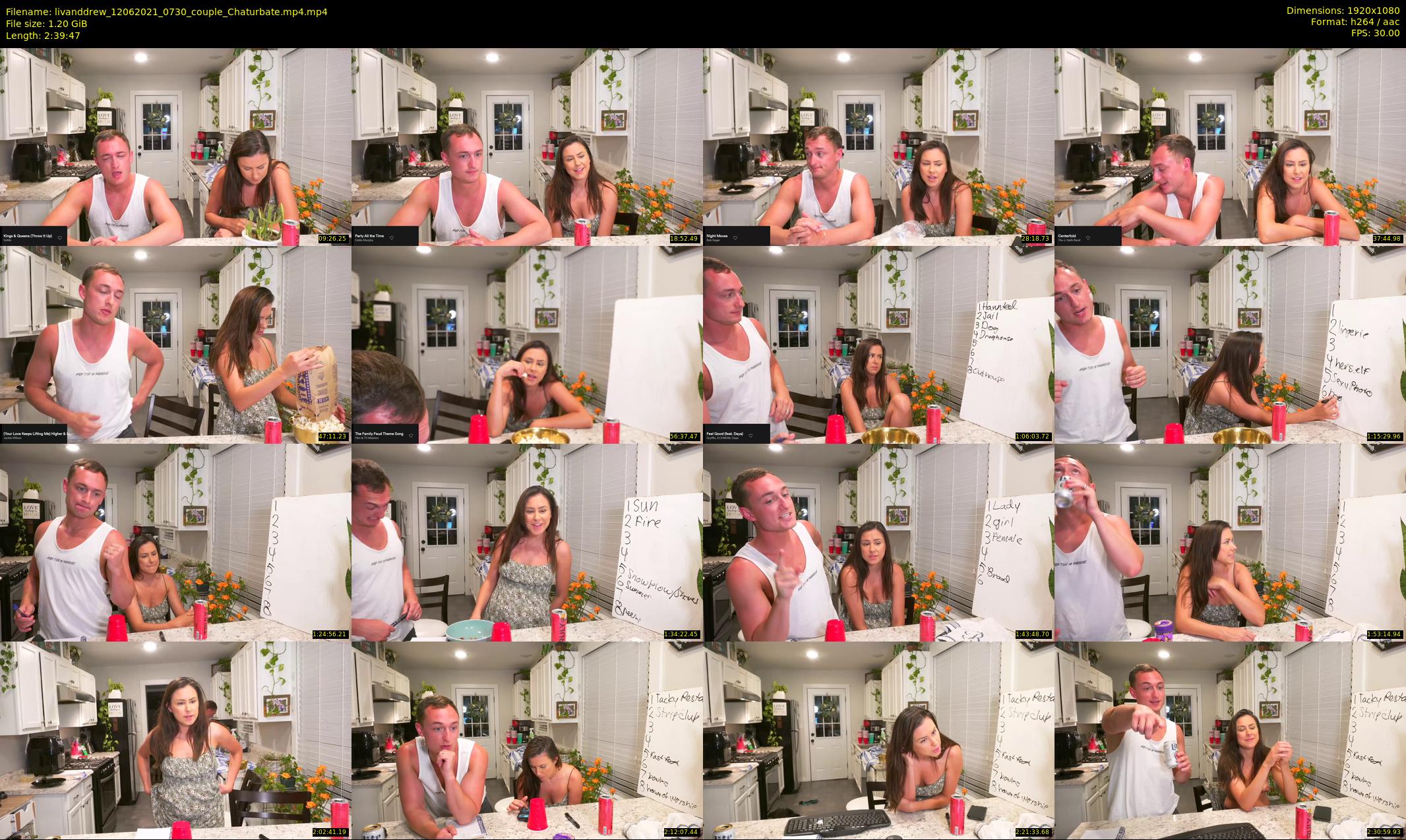 livanddrew — 160 minute Chaturbate couple cam show recording, 1080p, Jun 12, 2021