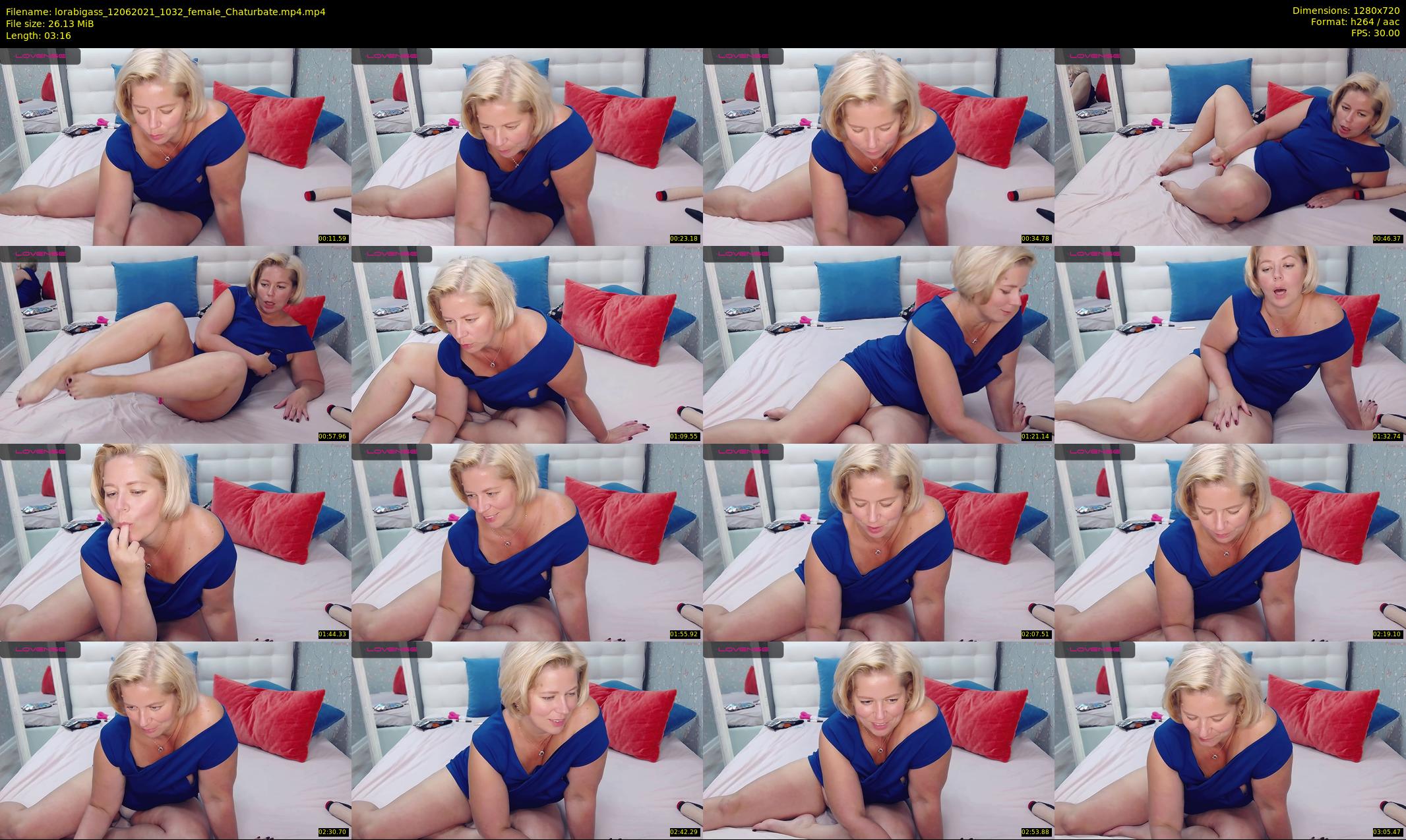 lorabigass — 4 minute Chaturbate female cam show recording, 720p, Jun 12, 2021