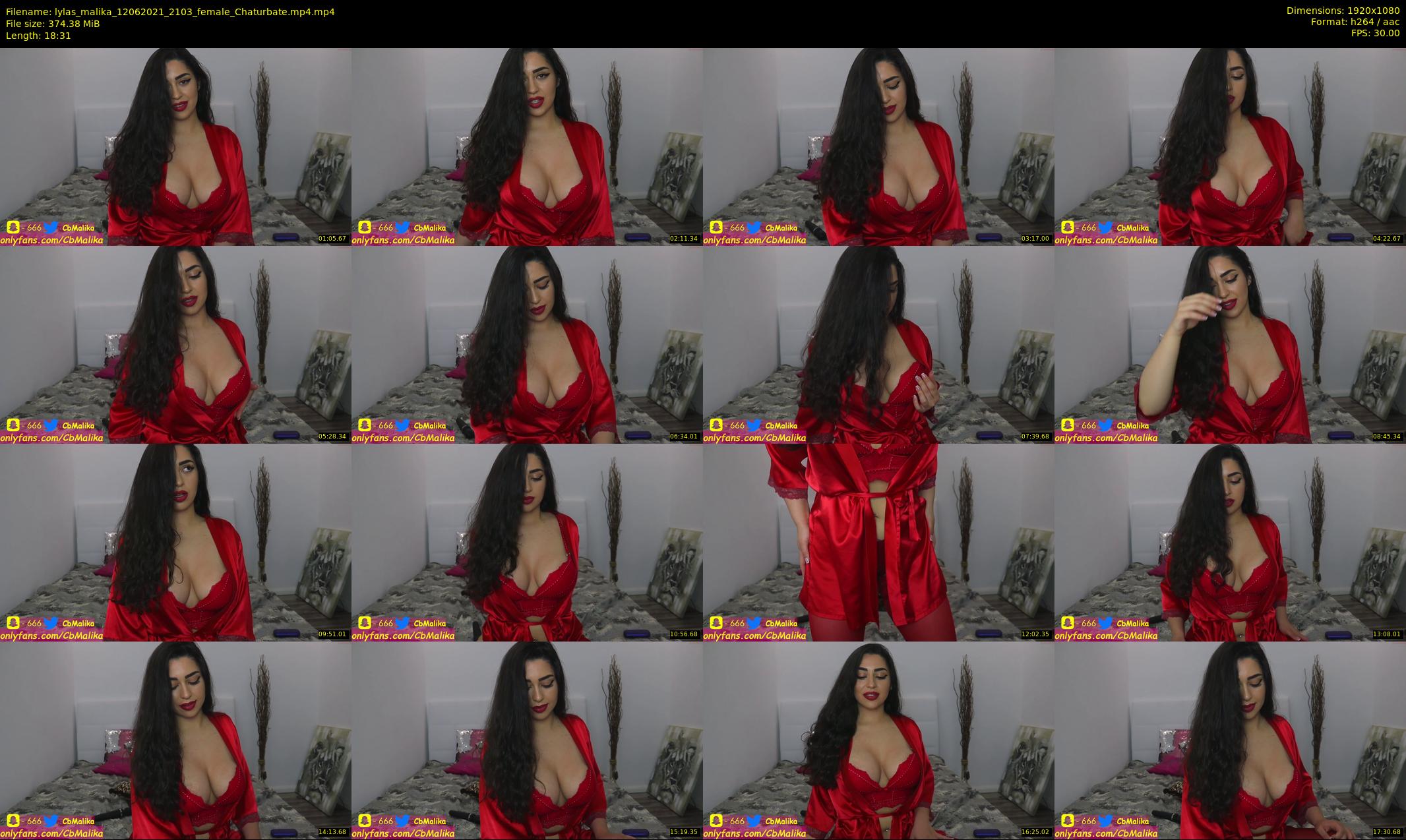 lylas_malika — 19 minute Chaturbate female cam show recording, 1080p, Jun 12, 2021