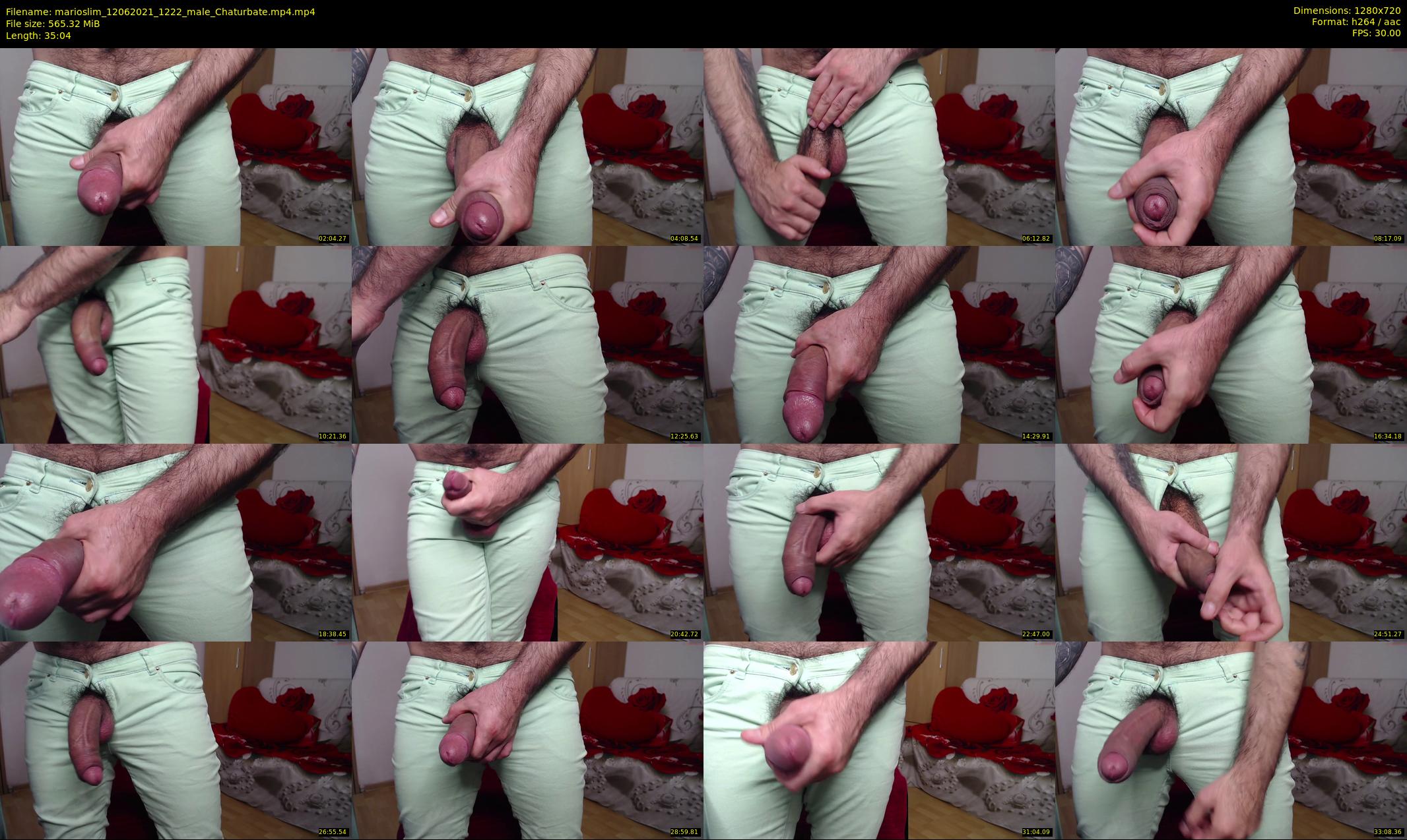 marioslim — 36 minute Chaturbate male cam show recording, 720p, Jun 12, 2021