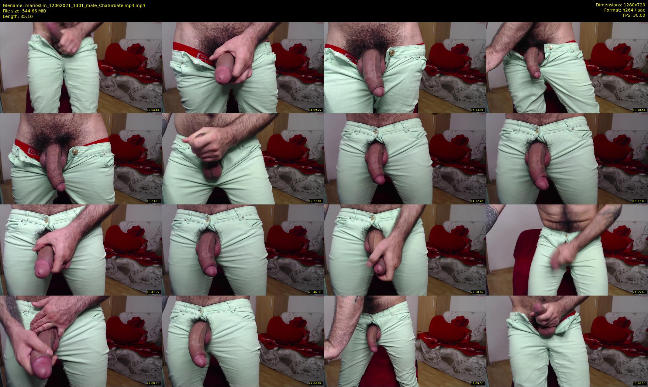 marioslim — 36 minute Chaturbate male cam show recording, 720p, Jun 12, 2021