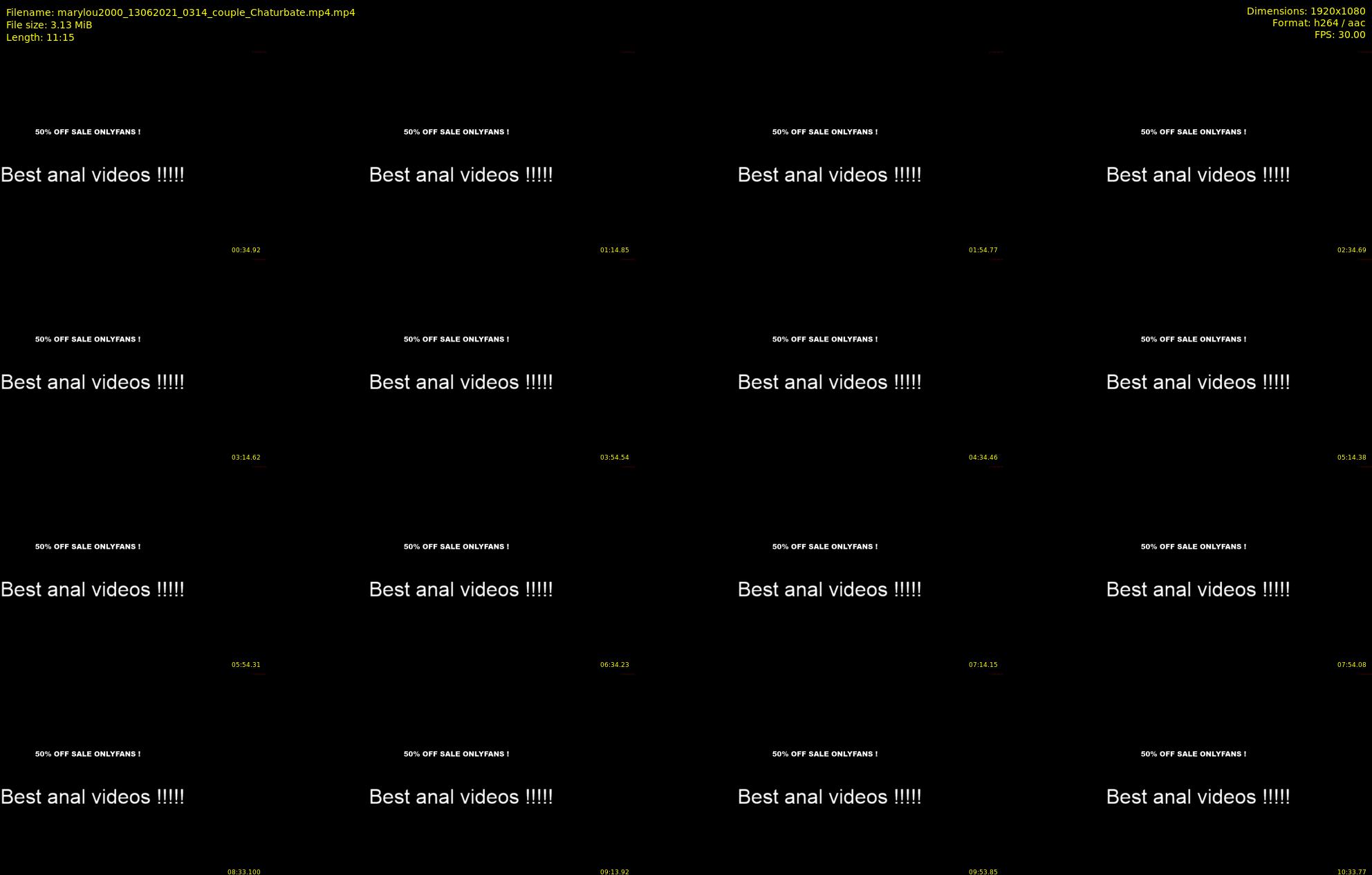 marylou2000 — 12 minute Chaturbate couple cam show recording, 1080p, Jun 13, 2021