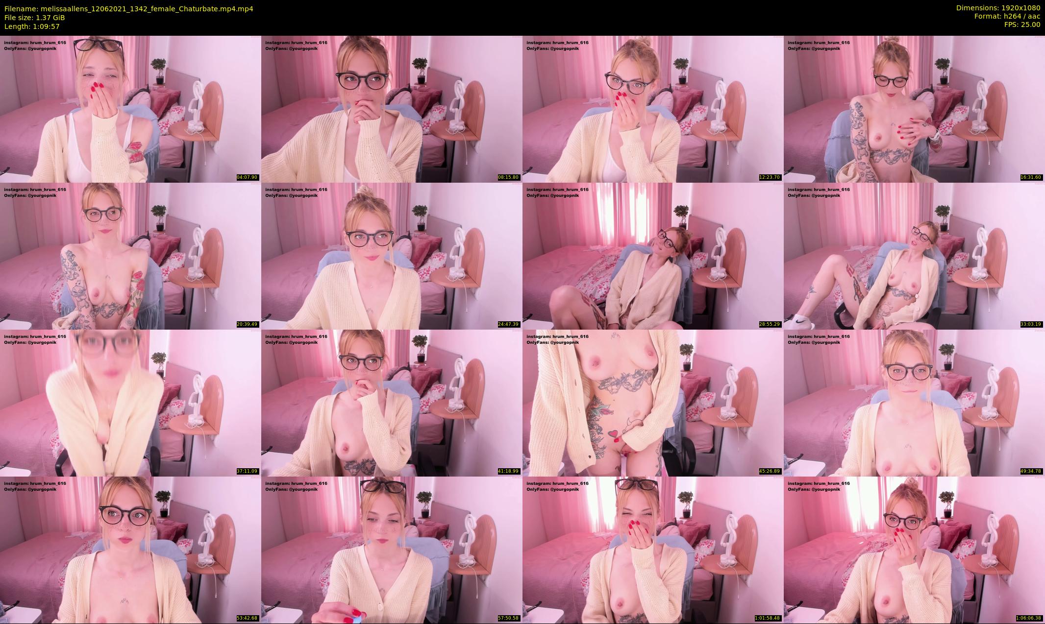 melissaallens — 70 minute Chaturbate female cam show recording, 1080p, Jun 12, 2021