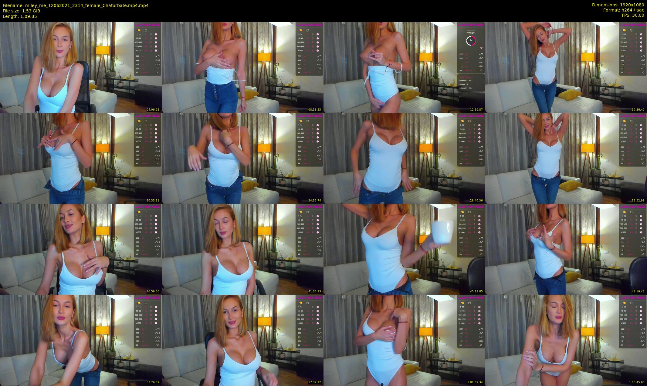 miley_me — 70 minute Chaturbate female cam show recording, 1080p, Jun 12, 2021