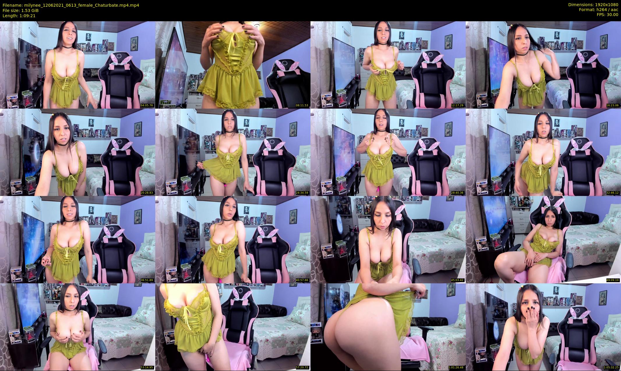 milynee — 70 minute Chaturbate female cam show recording, 1080p, Jun 12, 2021