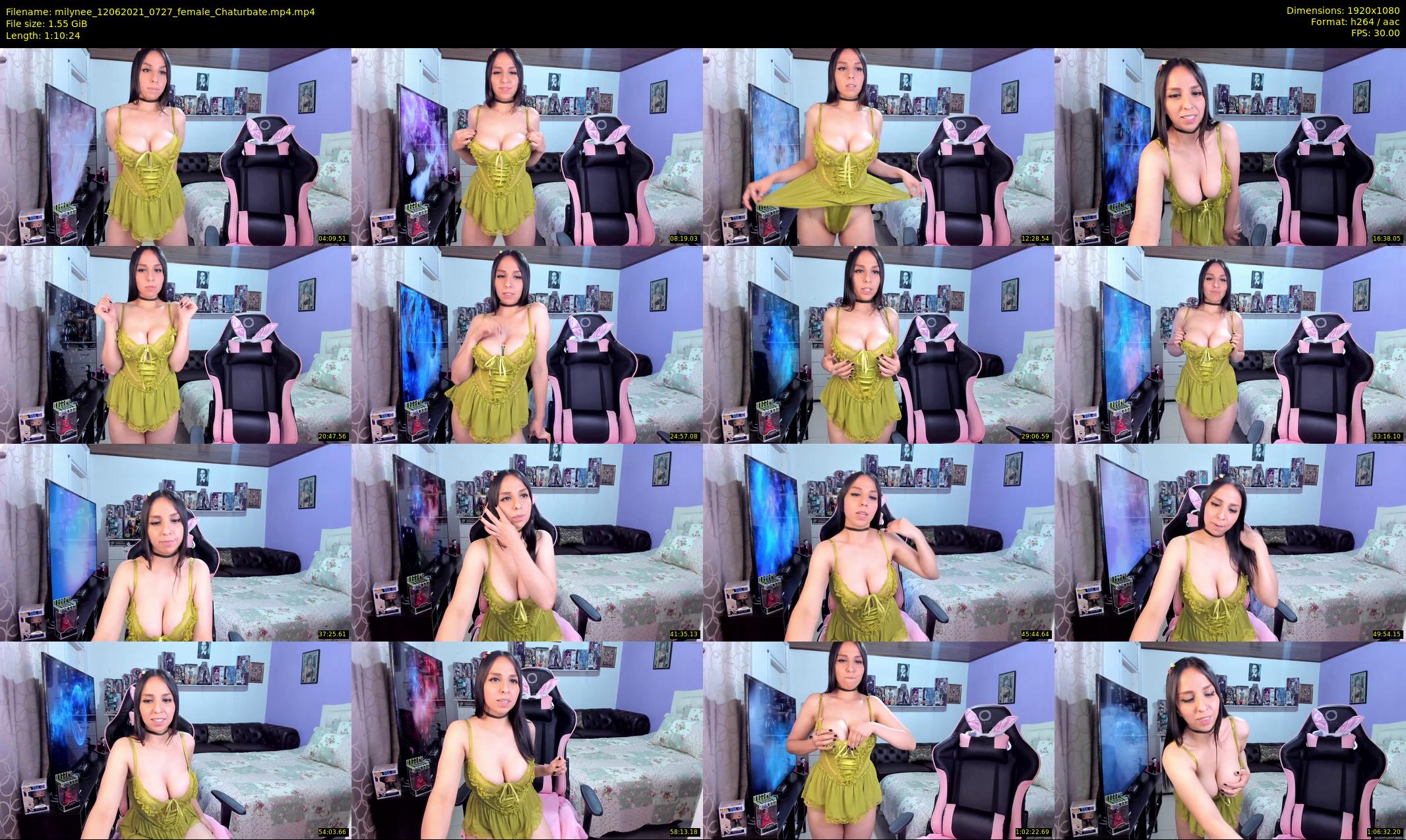 milynee — 71 minute Chaturbate female cam show recording, 1080p, Jun 12, 2021