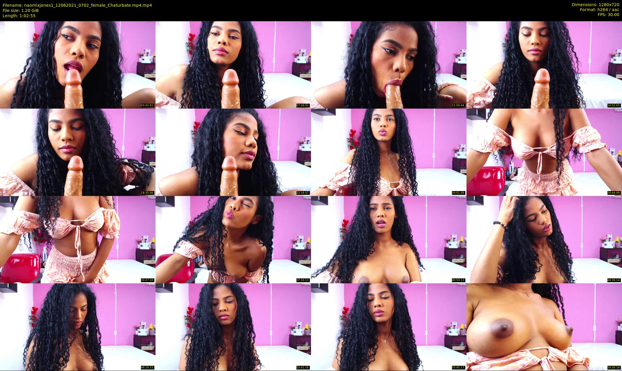 naomixjones1 — 63 minute Chaturbate female cam show recording, 720p, Jun 12, 2021