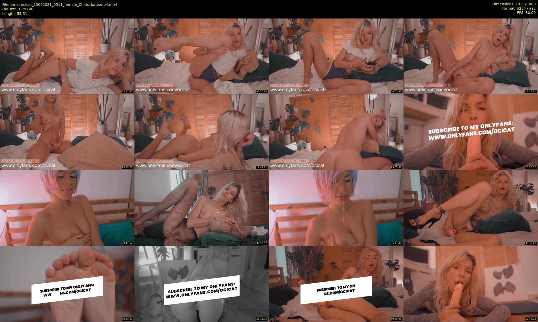 ocicat — 56 minute Chaturbate female cam show recording, 1080p, Jun 13, 2021