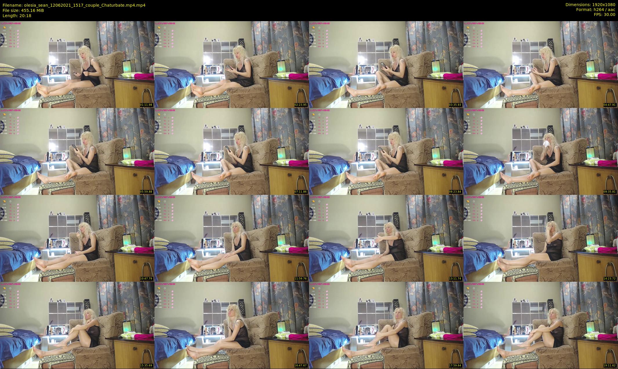 olesia_sean — 21 minute Chaturbate couple cam show recording, 1080p, Jun 12, 2021
