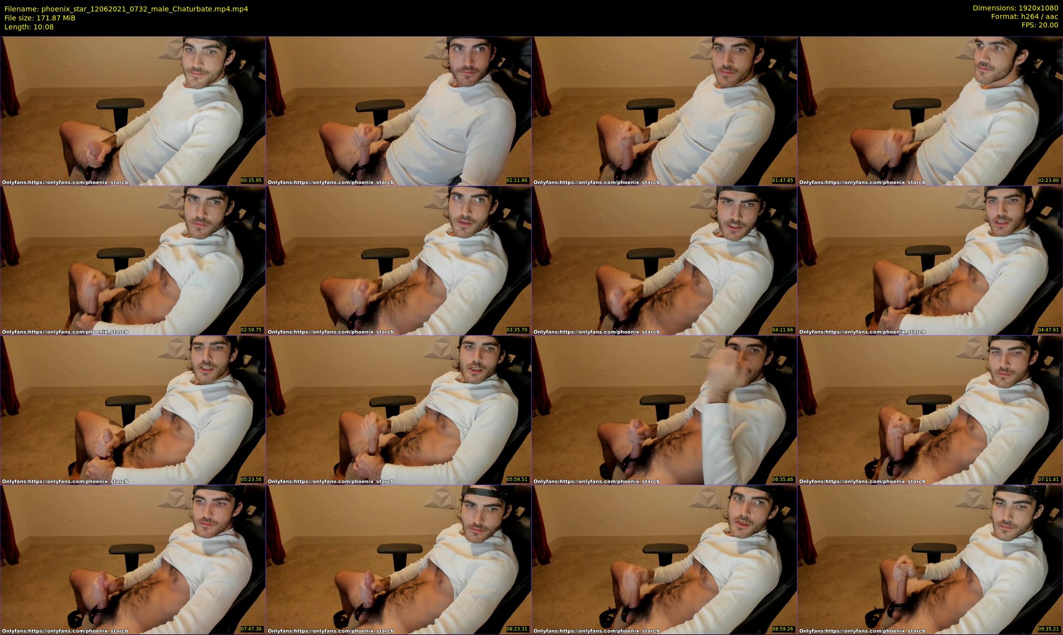 phoenix_star — 11 minute Chaturbate male cam show recording, 1080p, Jun 12, 2021