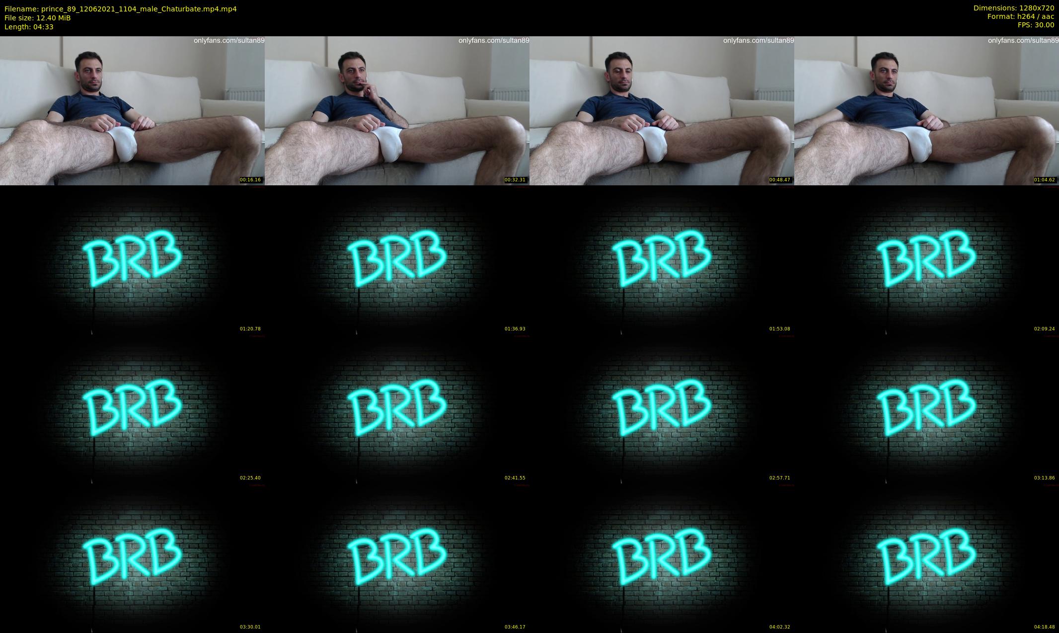 prince_89 — 5 minute Chaturbate male cam show recording, 720p, Jun 12, 2021