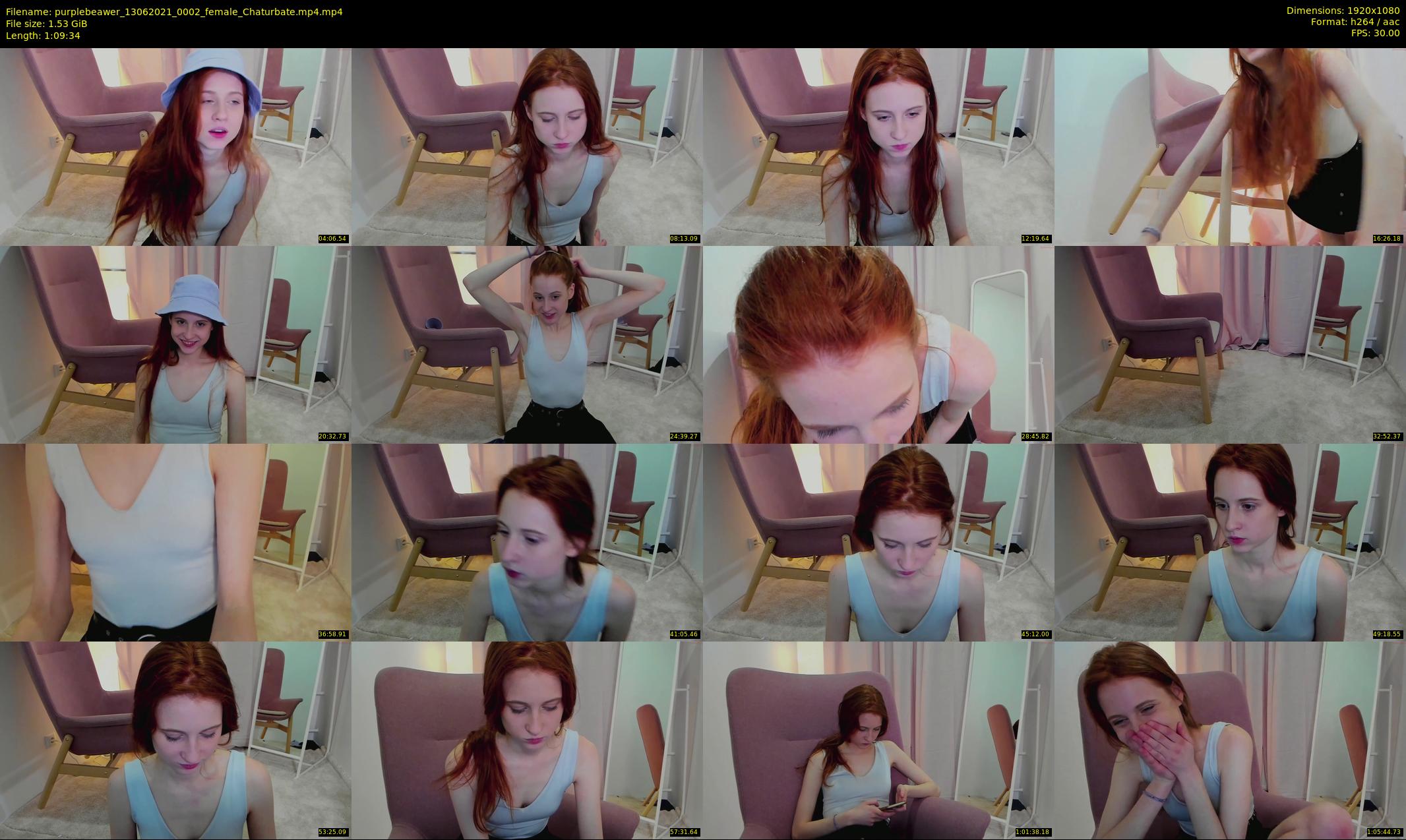 purplebeawer — 70 minute Chaturbate female cam show recording, 1080p, Jun 13, 2021