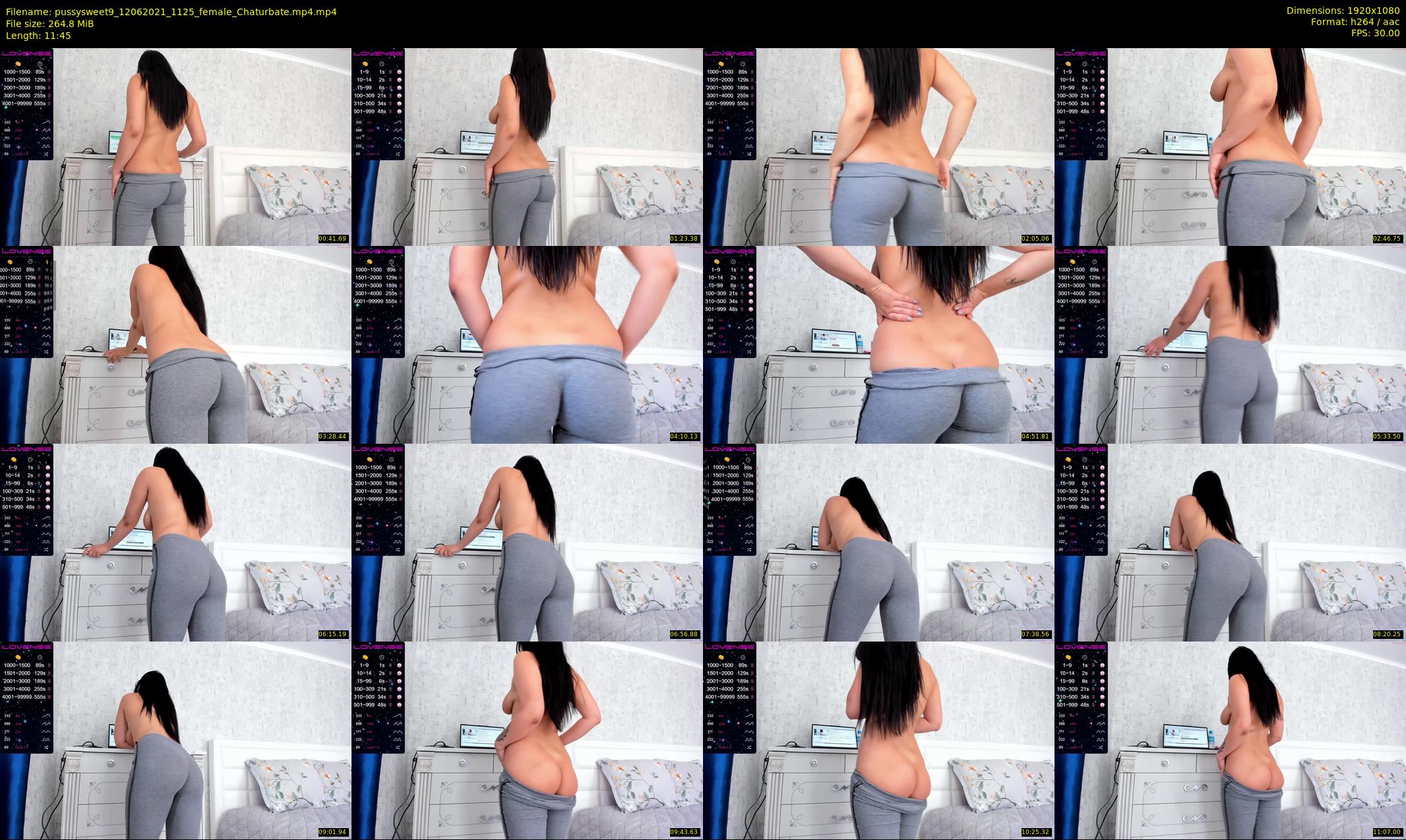 pussysweet9 — 12 minute Chaturbate female cam show recording, 1080p, Jun 12, 2021