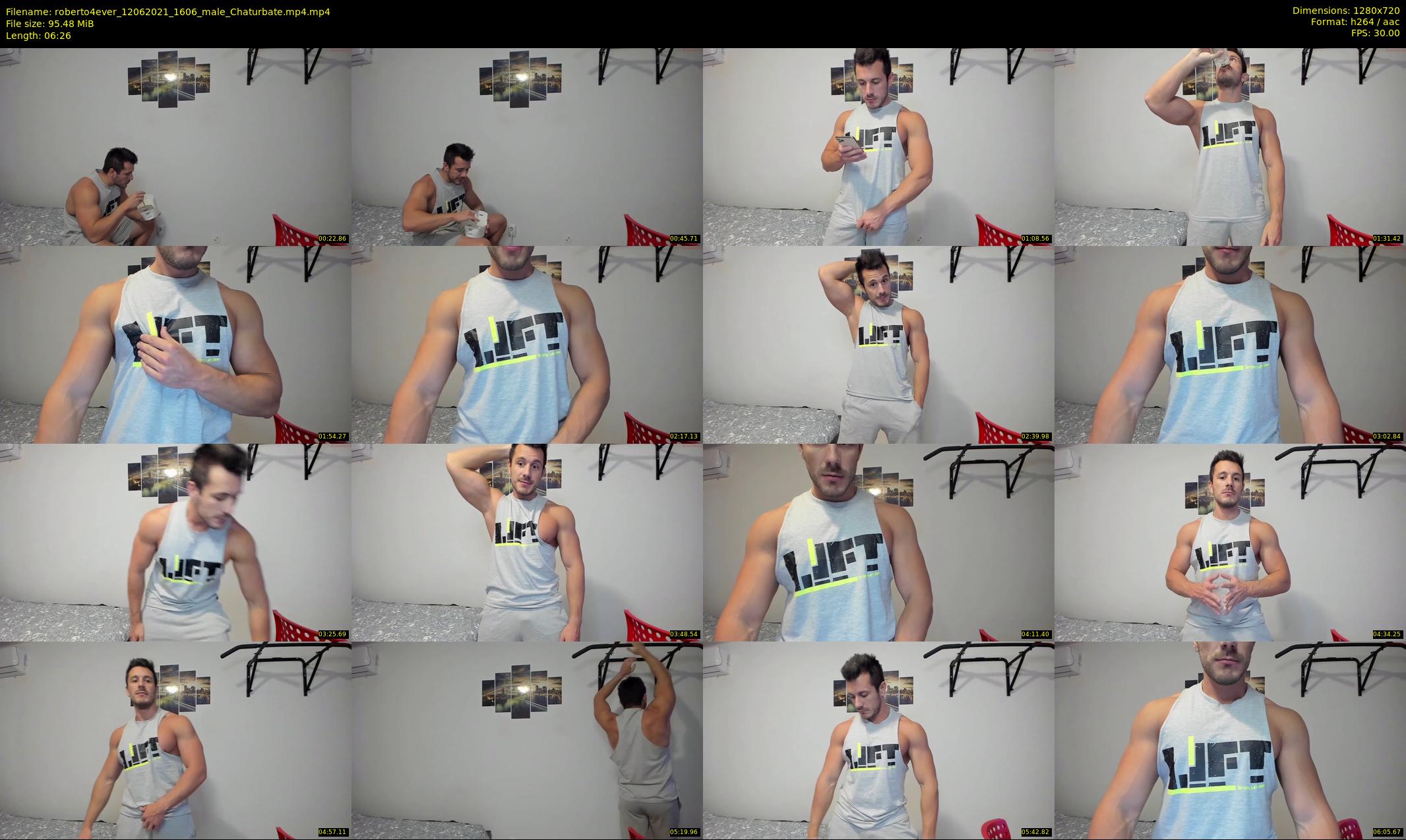 roberto4ever — 7 minute Chaturbate male cam show recording, 720p, Jun 12, 2021