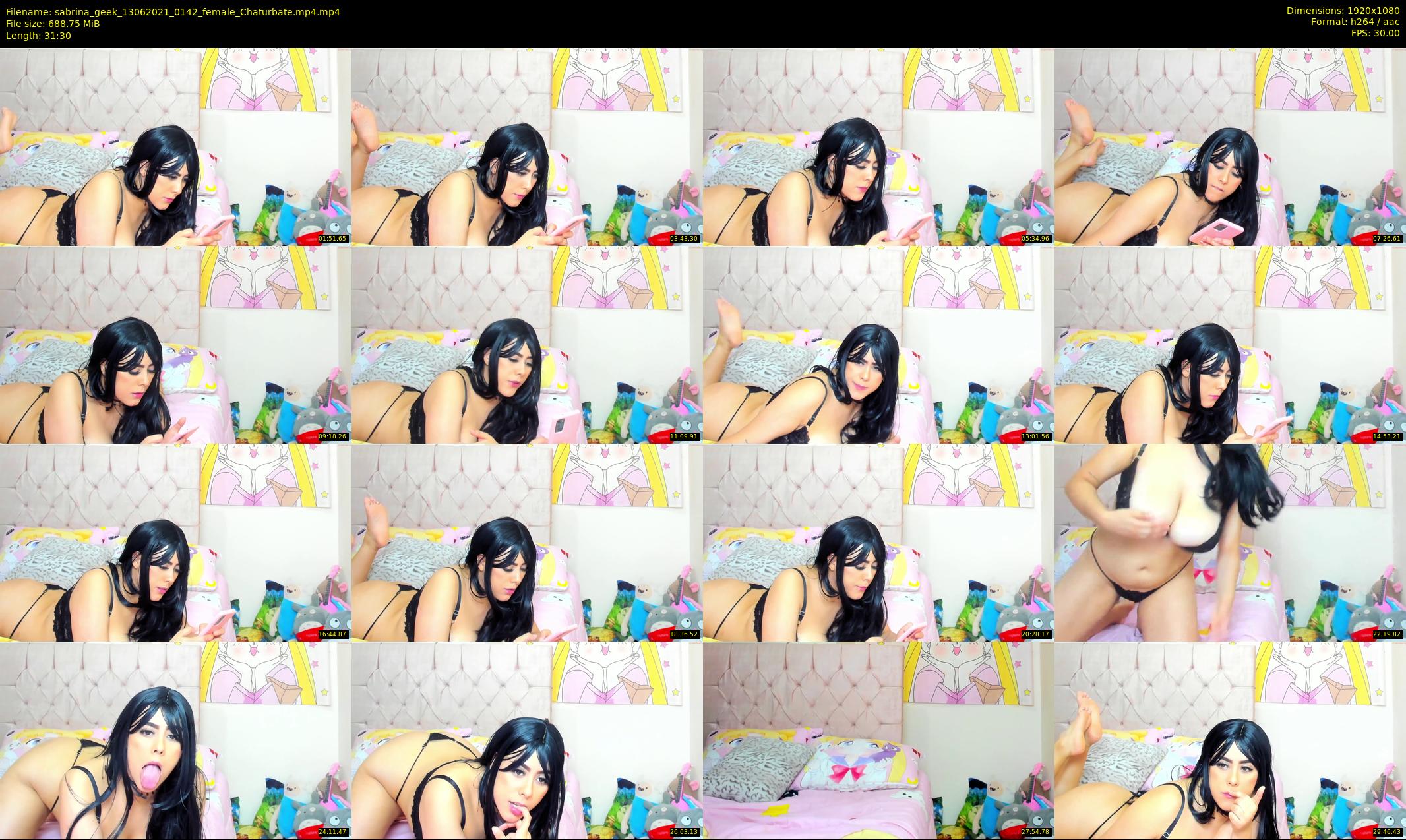 sabrina_geek — 32 minute Chaturbate female cam show recording, 1080p, Jun 13, 2021