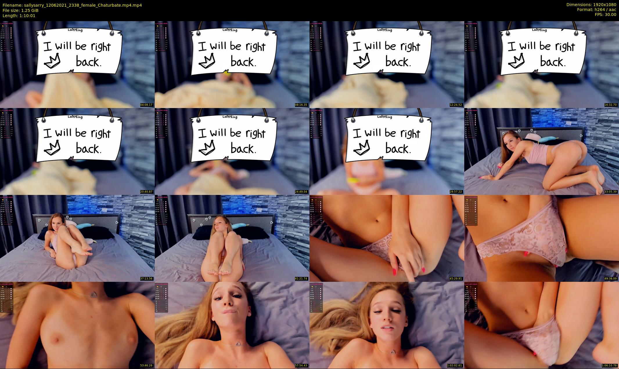 sallysarry — 71 minute Chaturbate couple cam show recording, 1080p, Jun 12, 2021