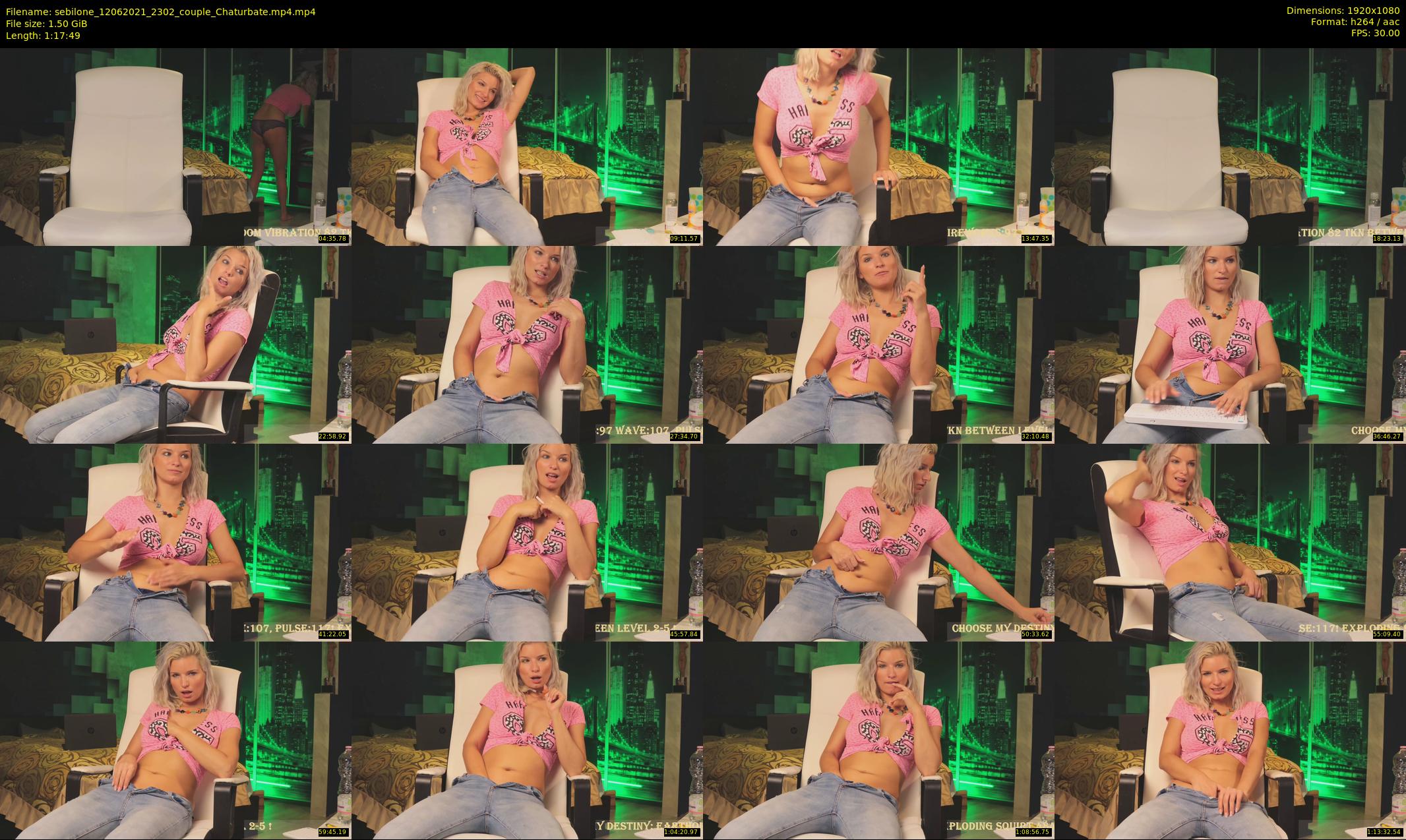 sebilone — 78 minute Chaturbate couple cam show recording, 1080p, Jun 12, 2021