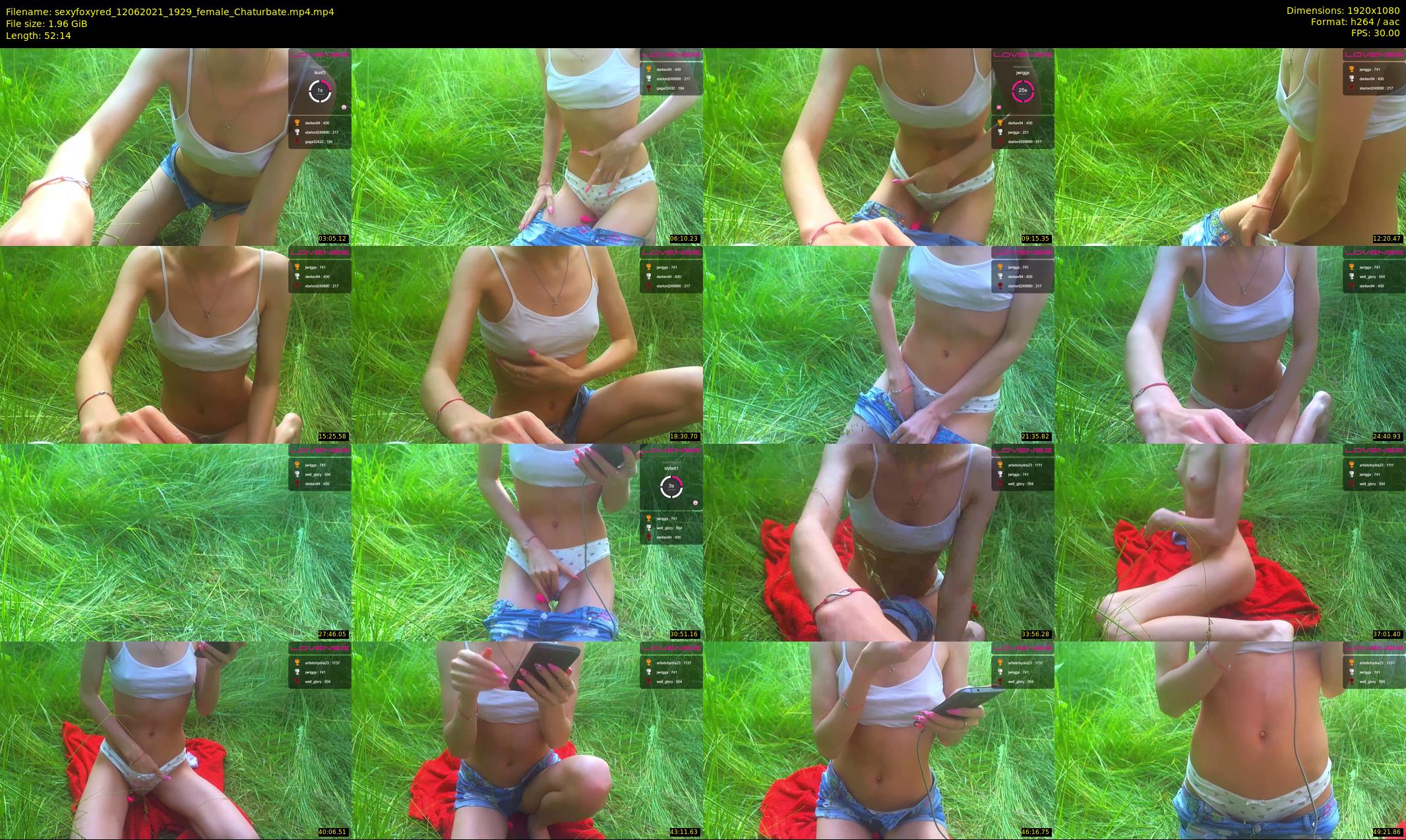sexyfoxyred — 53 minute Chaturbate female cam show recording, 1080p, Jun 12, 2021