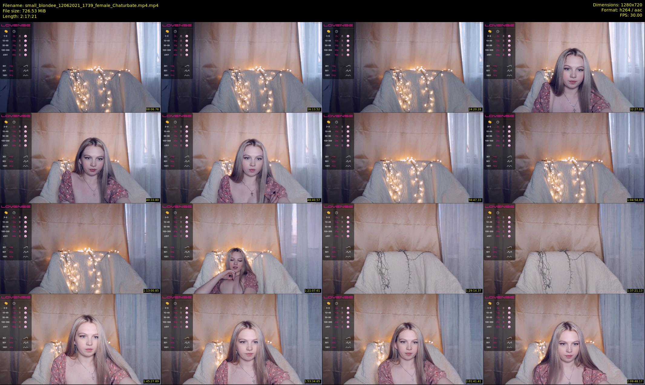 small_blondee — 138 minute Chaturbate female cam show recording, 720p, Jun 12, 2021
