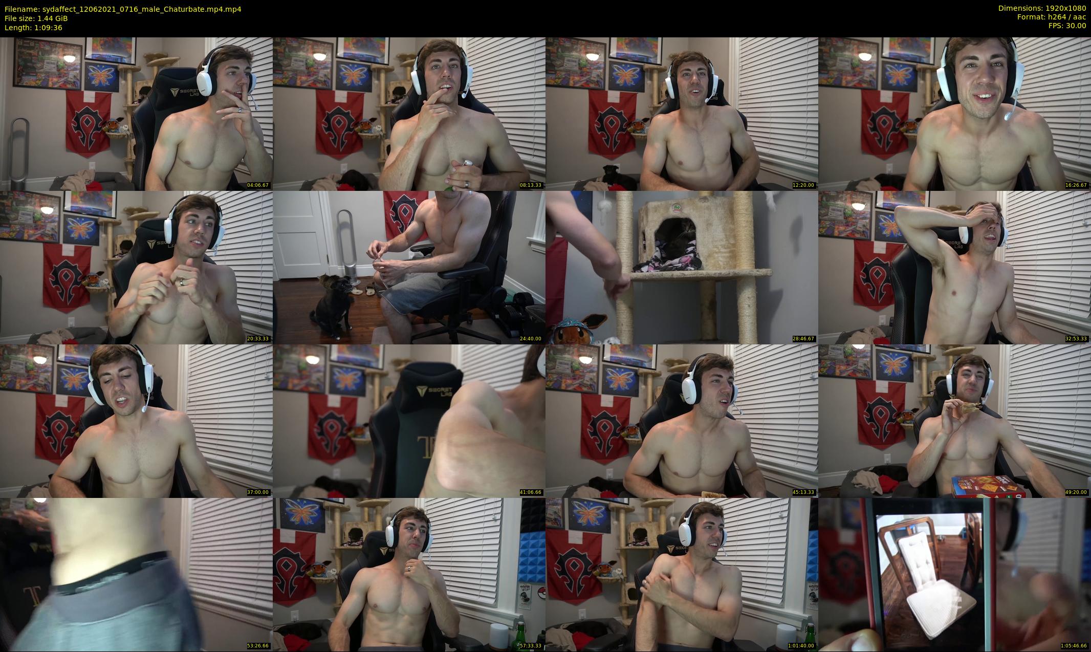 sydaffect — 70 minute Chaturbate male cam show recording, 1080p, Jun 12, 2021