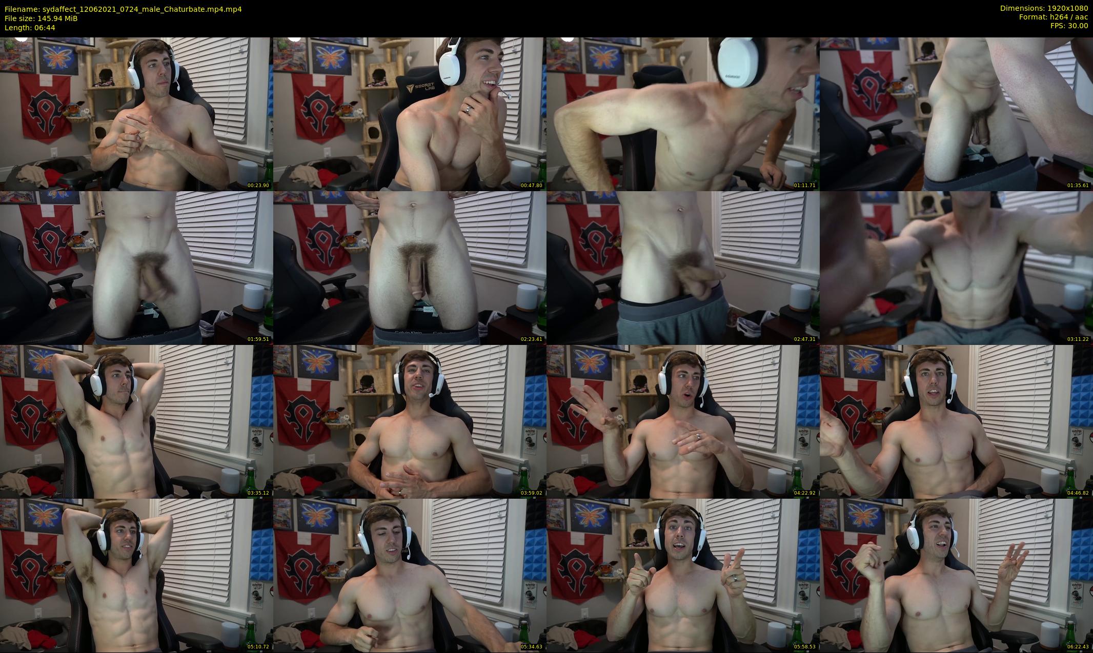 sydaffect — 7 minute Chaturbate male cam show recording, 1080p, Jun 12, 2021