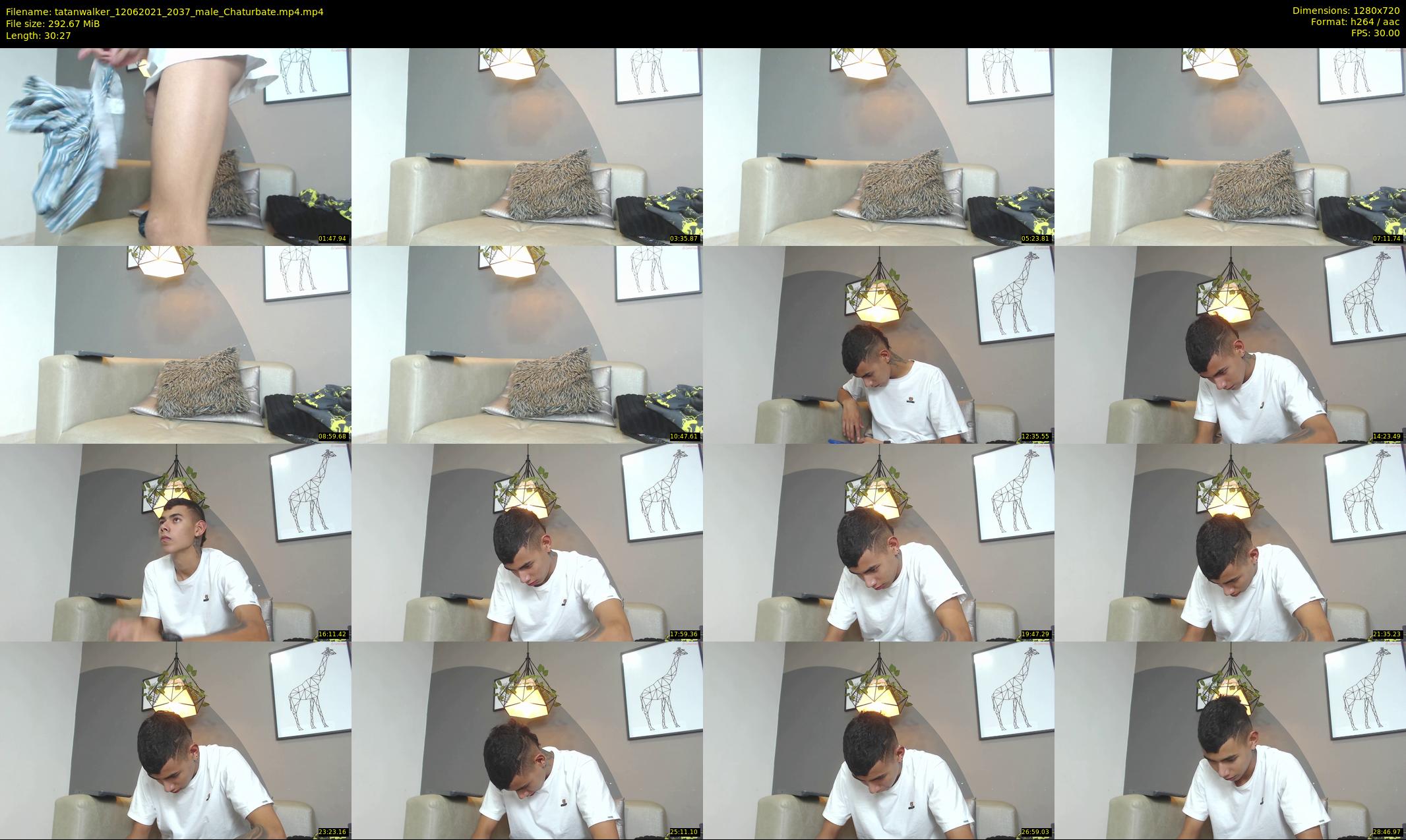 tatanwalker — 31 minute Chaturbate male cam show recording, 720p, Jun 12, 2021