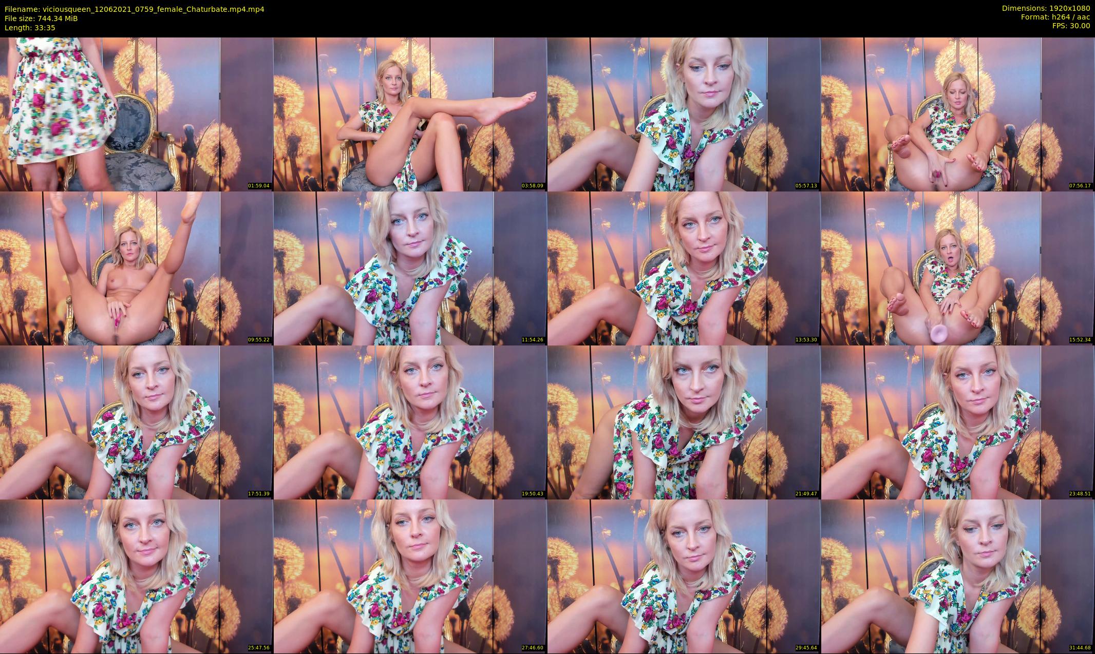 viciousqueen — 34 minute Chaturbate female cam show recording, 1080p, Jun 12, 2021
