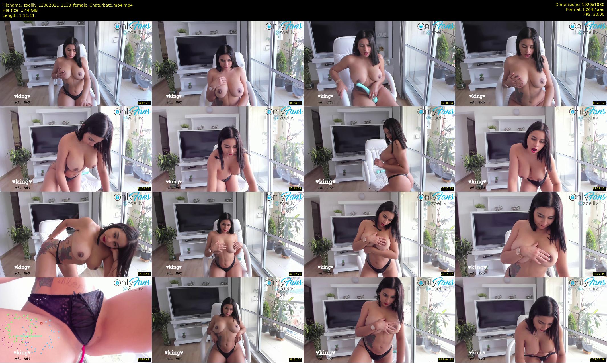 zoeliiv — 72 minute Chaturbate female cam show recording, 1080p, Jun 12, 2021
