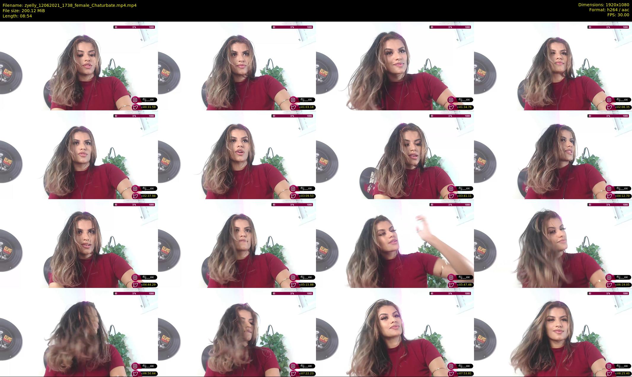zyelly — 9 minute Chaturbate female cam show recording, 1080p, Jun 12, 2021