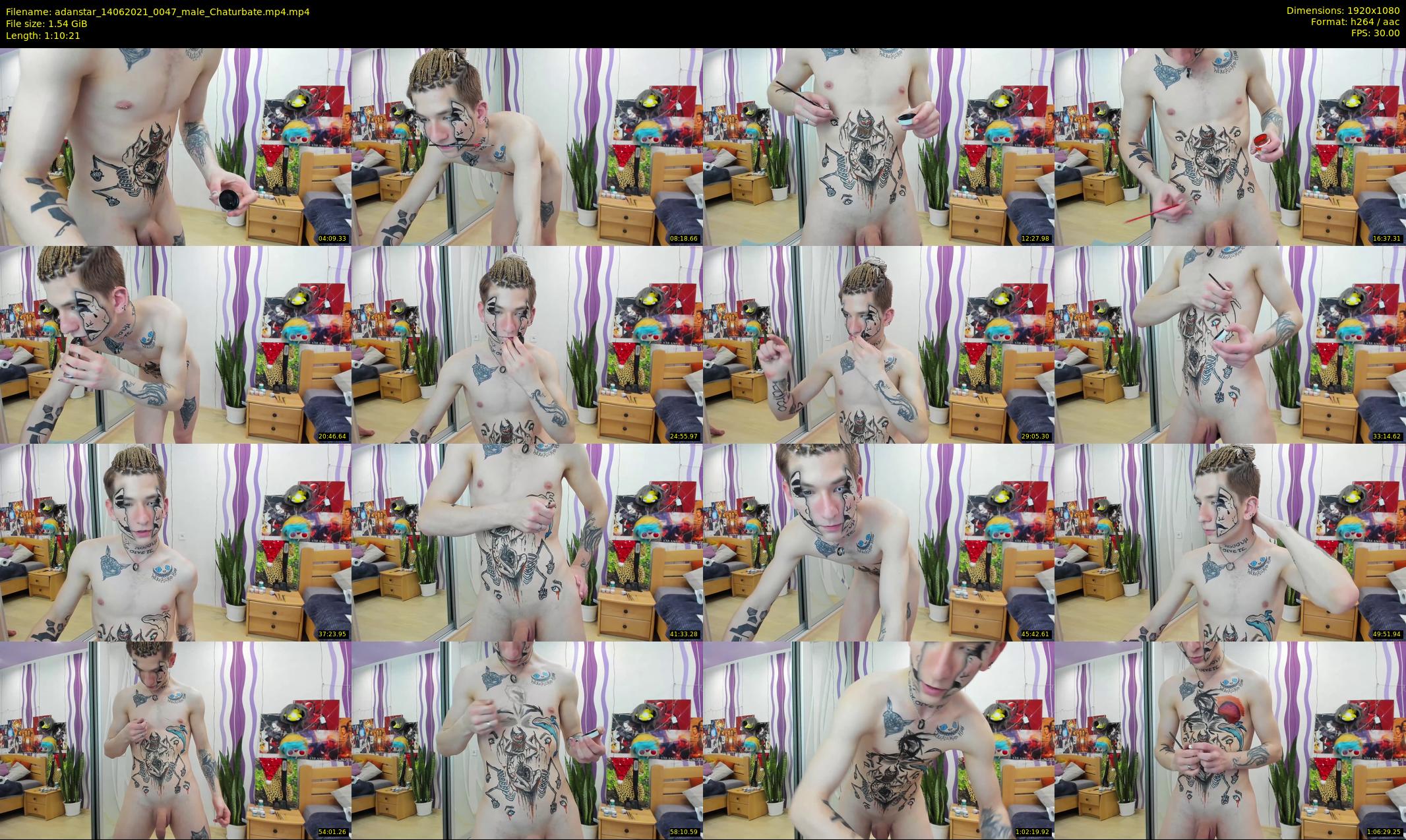 adanstar — 71 minute Chaturbate male cam show recording, 1080p, Jun 14, 2021