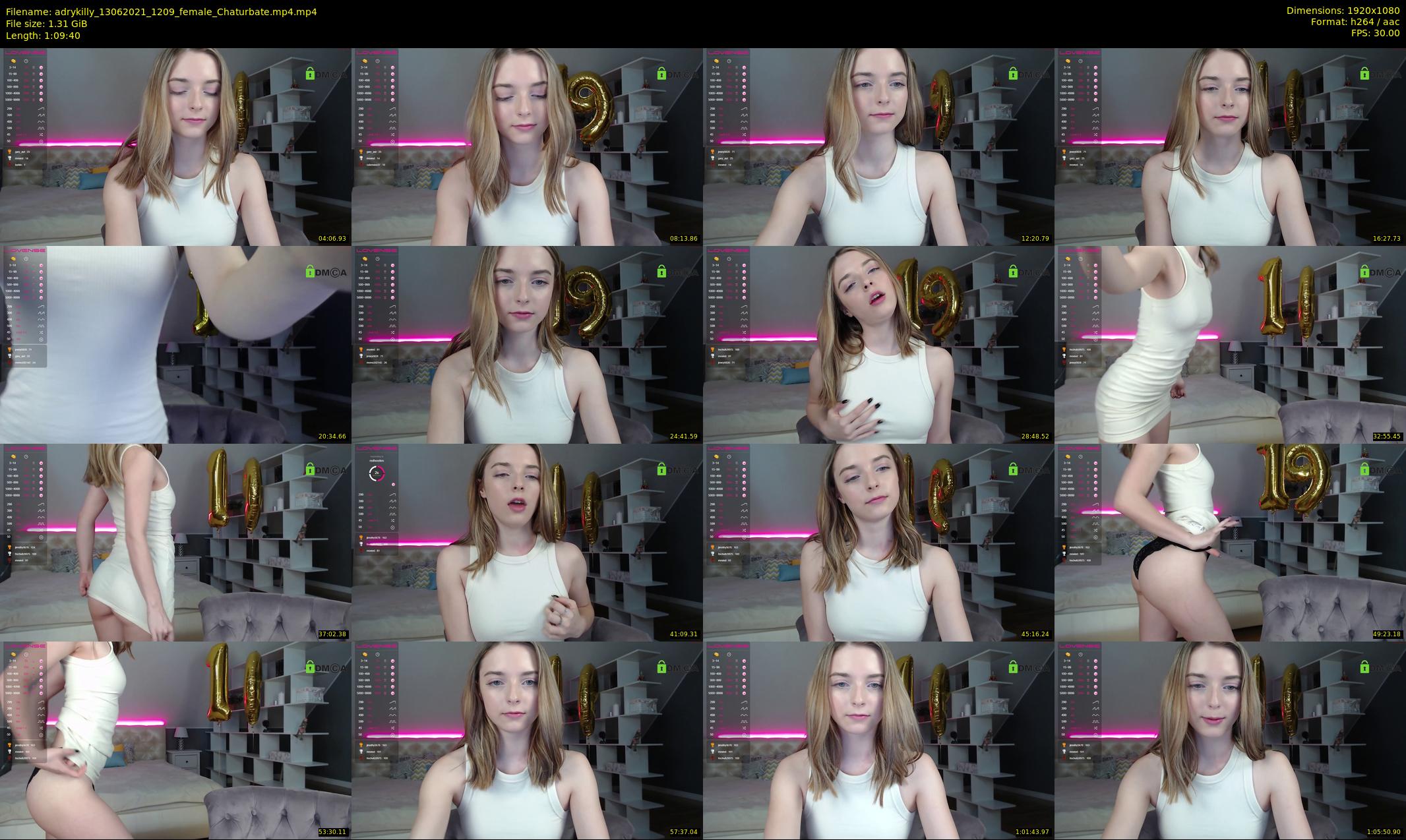 adrykilly — 70 minute Chaturbate female cam show recording, 1080p, Jun 13, 2021