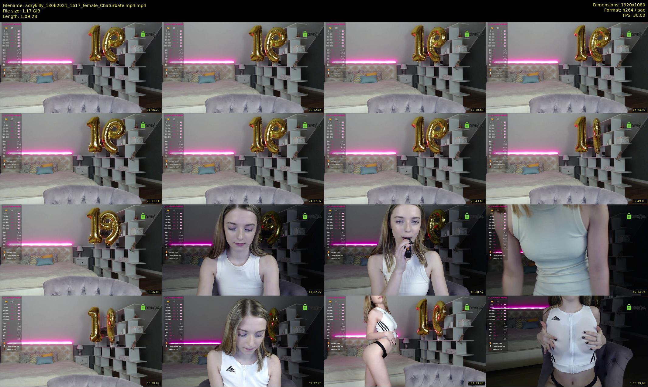 adrykilly — 70 minute Chaturbate female cam show recording, 1080p, Jun 13, 2021