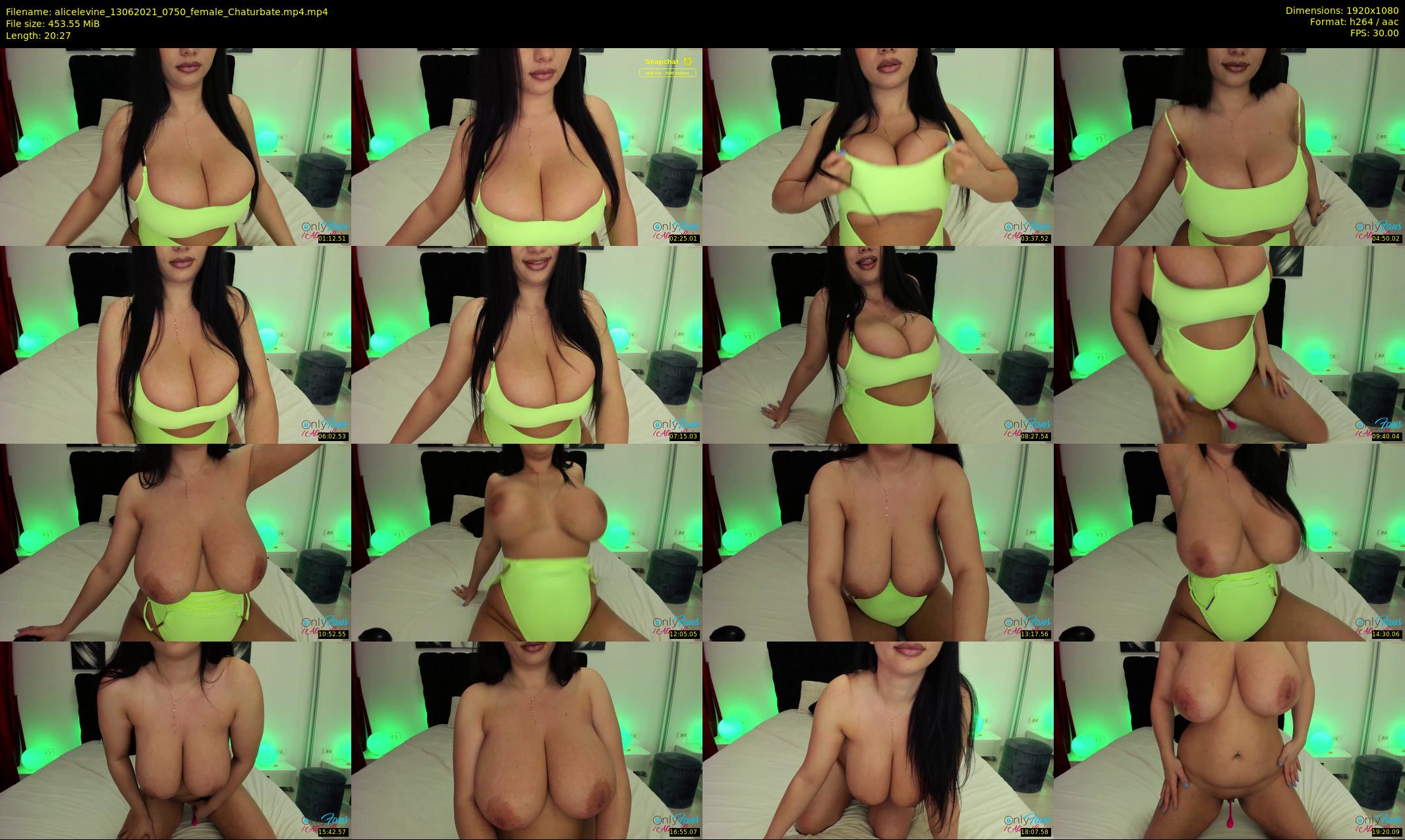 alicelevine — 21 minute Chaturbate female cam show recording, 1080p, Jun 13, 2021