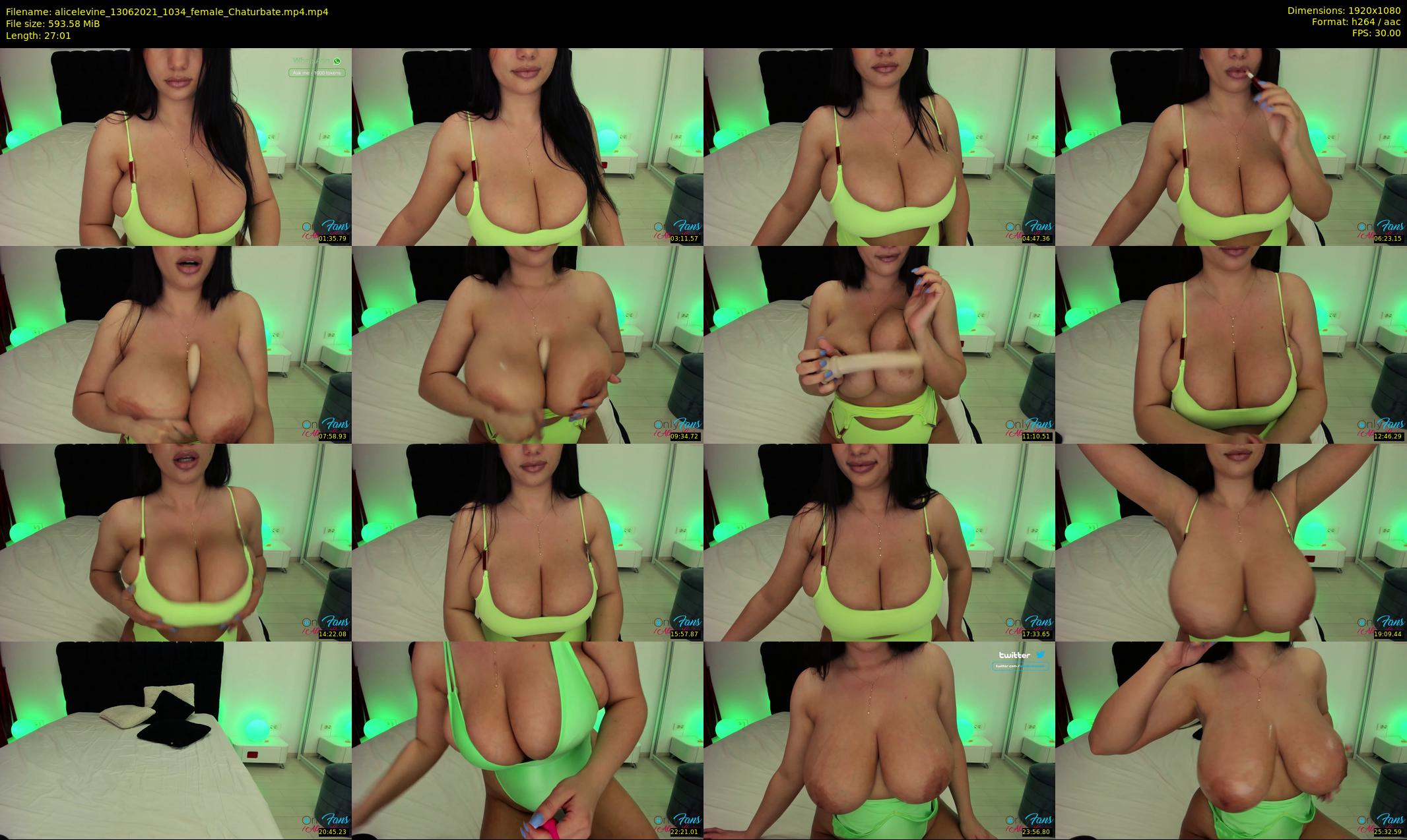 alicelevine — 28 minute Chaturbate female cam show recording, 1080p, Jun 13, 2021