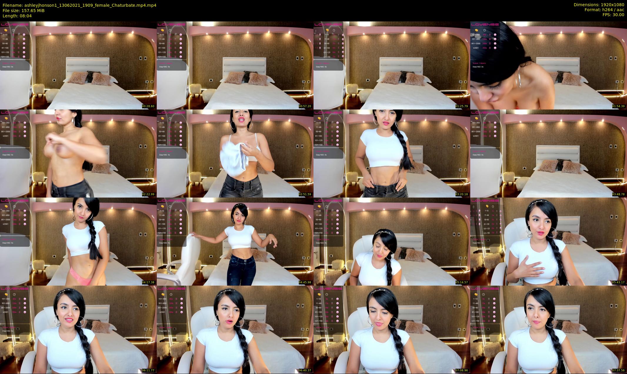 ashleyjhonson1 — 9 minute Chaturbate female cam show recording, 1080p, Jun 13, 2021