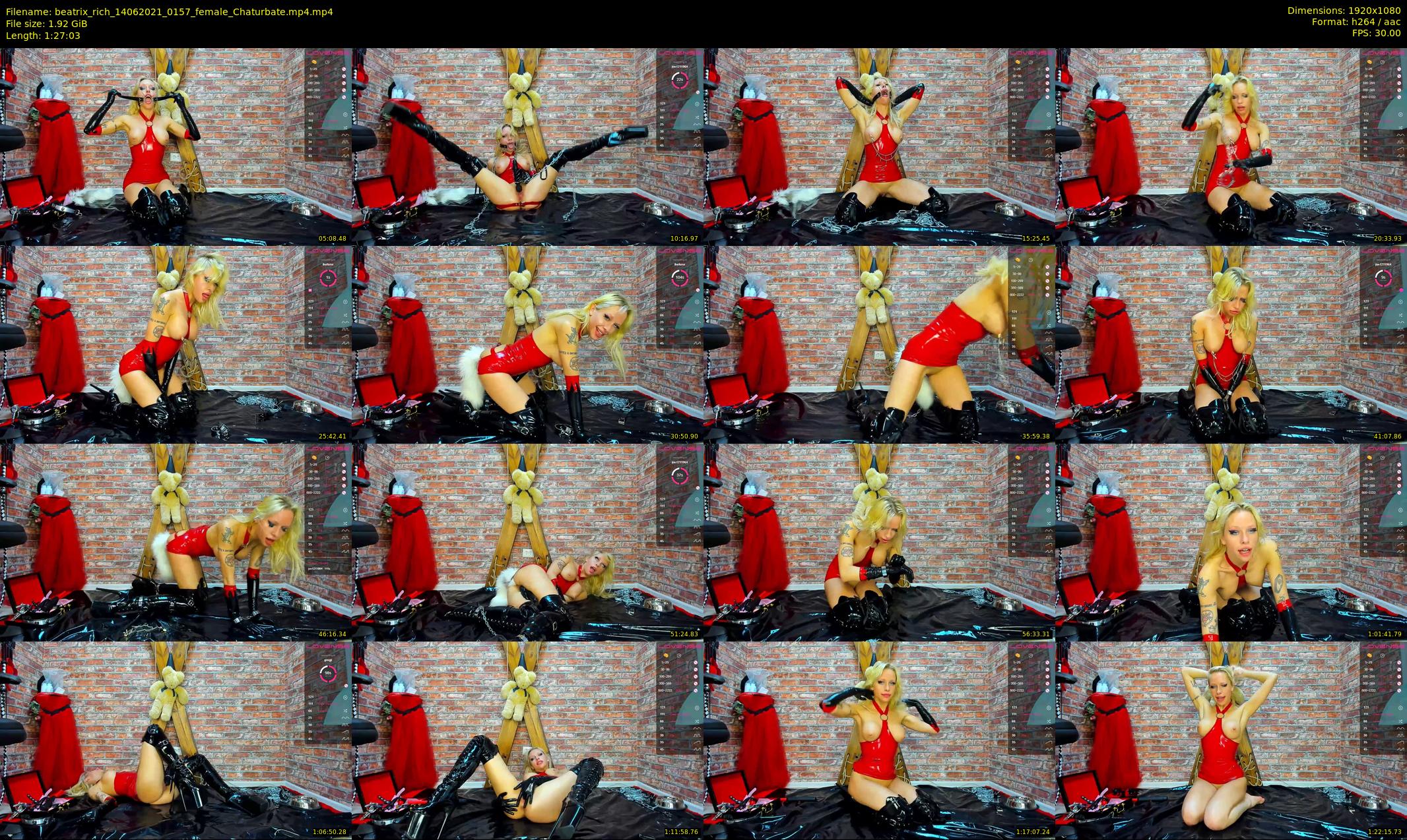 beatrix_rich — 88 minute Chaturbate female cam show recording, 1080p, Jun 14, 2021